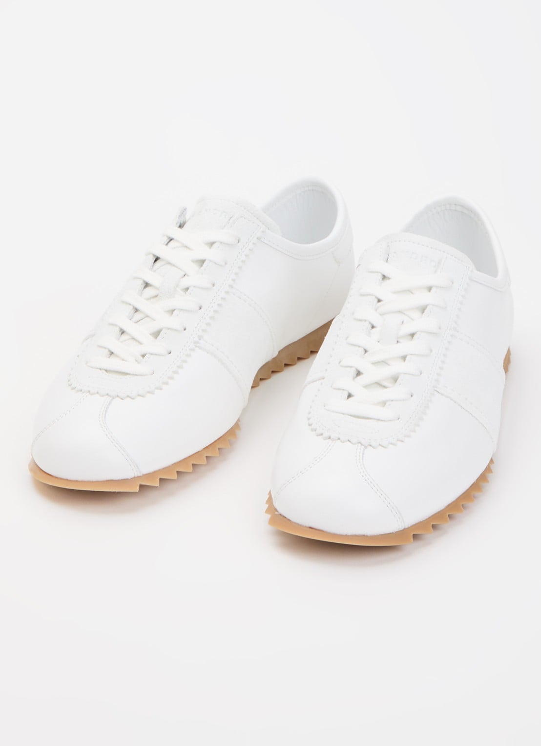 Sandro Sneaker van leer - detail 2 wit