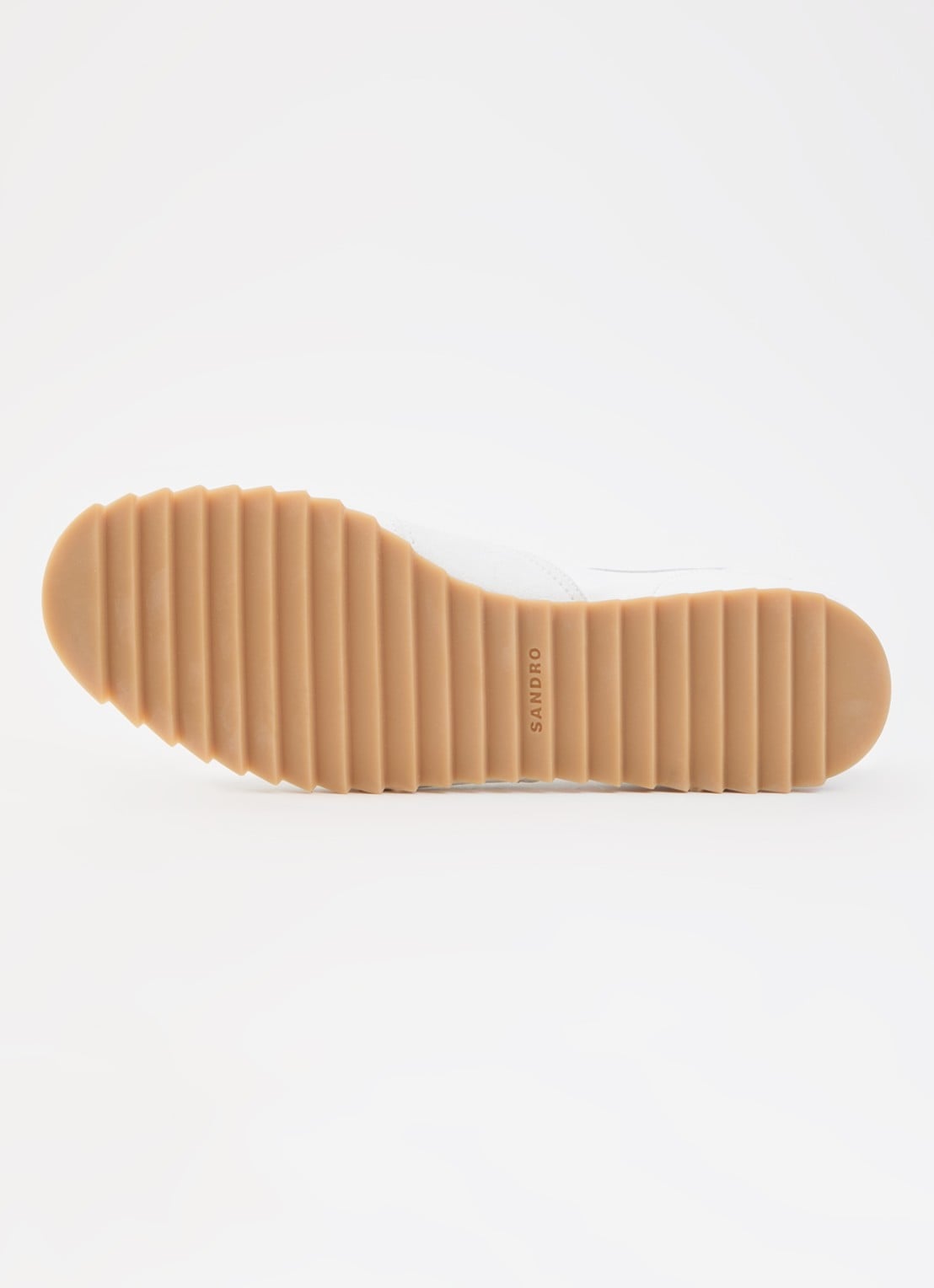 Sandro Sneaker van leer - detail 4 wit