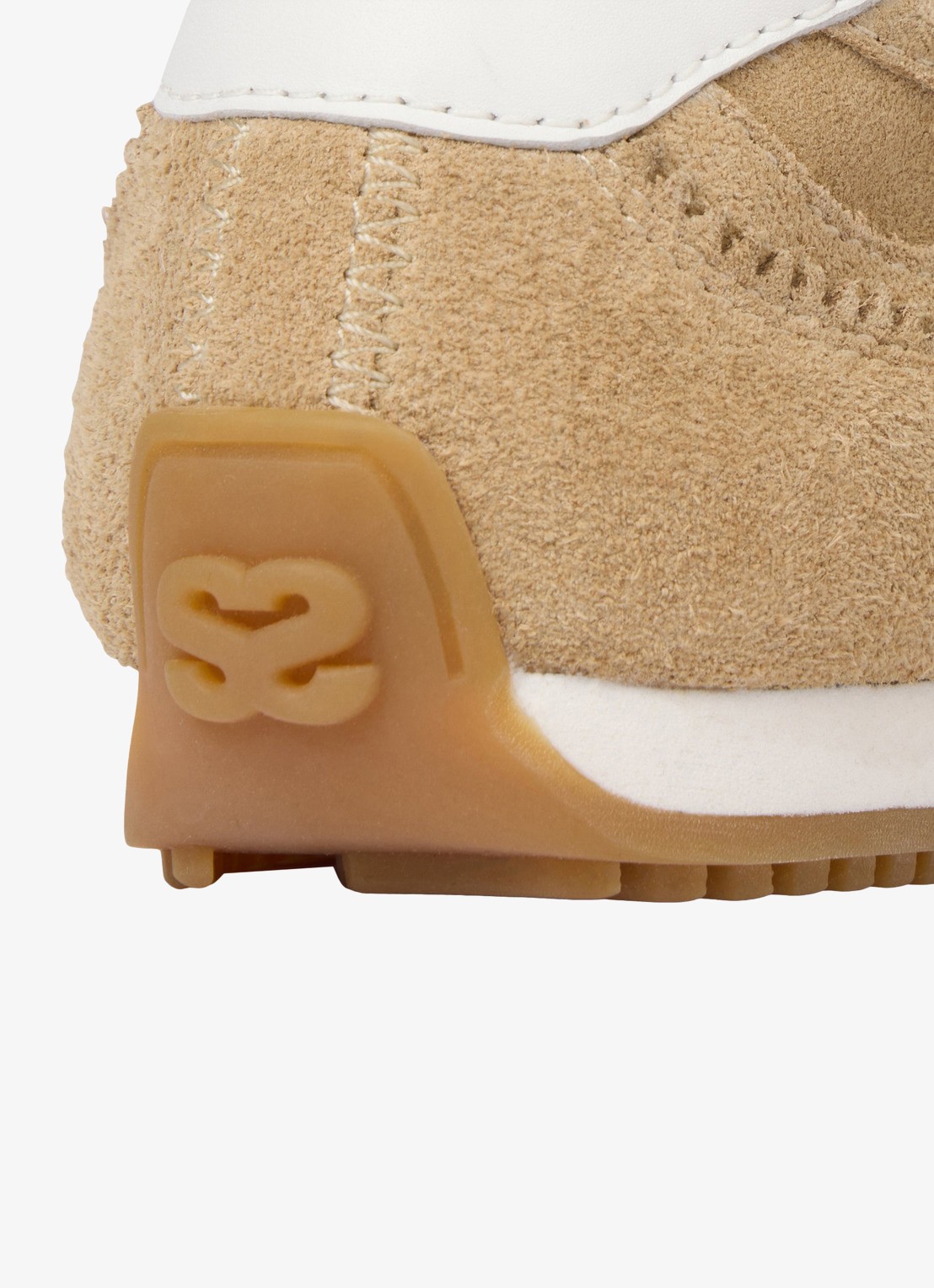 Sandro Sneaker van suède - detail 6 beige