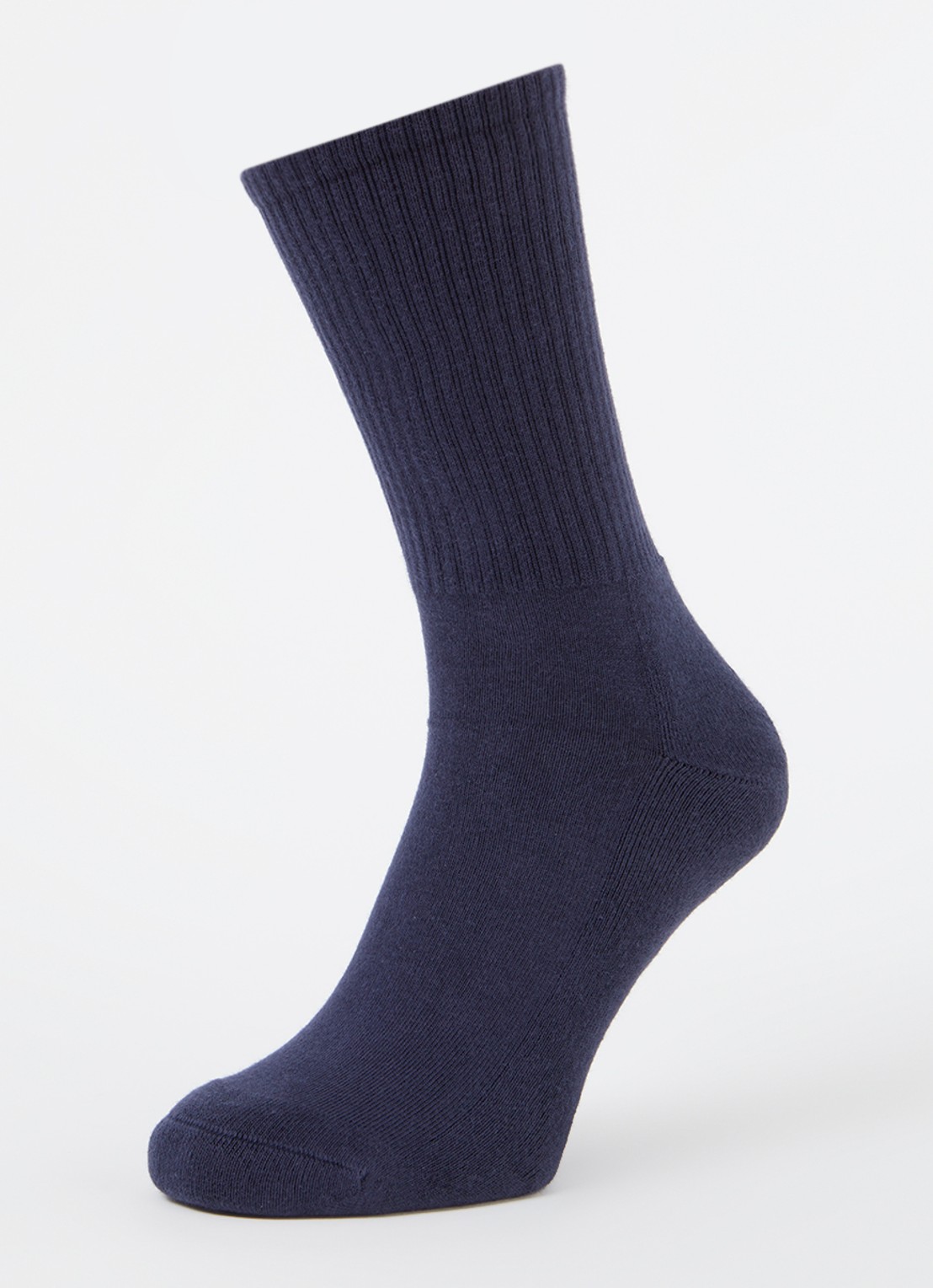 Sandro Sokken met logoborduring - detail donkerblauw