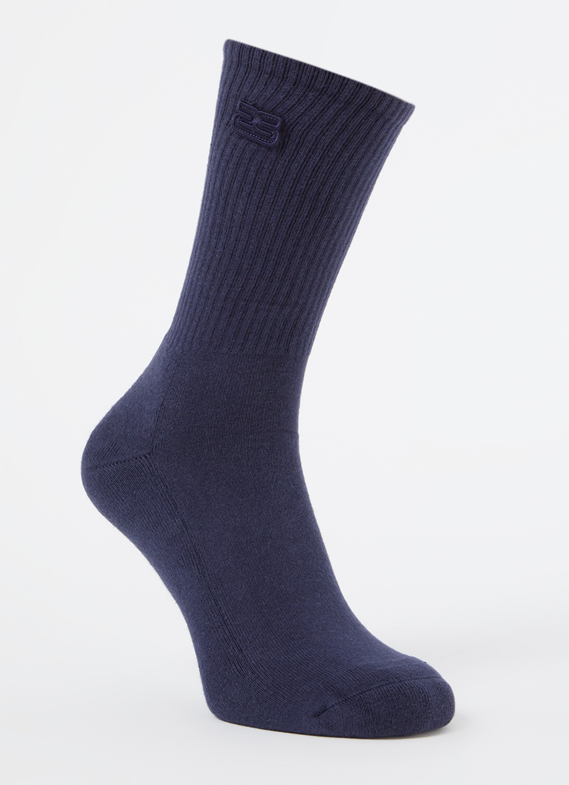 Sandro Sokken met logoborduring - voorkant 2 donkerblauw