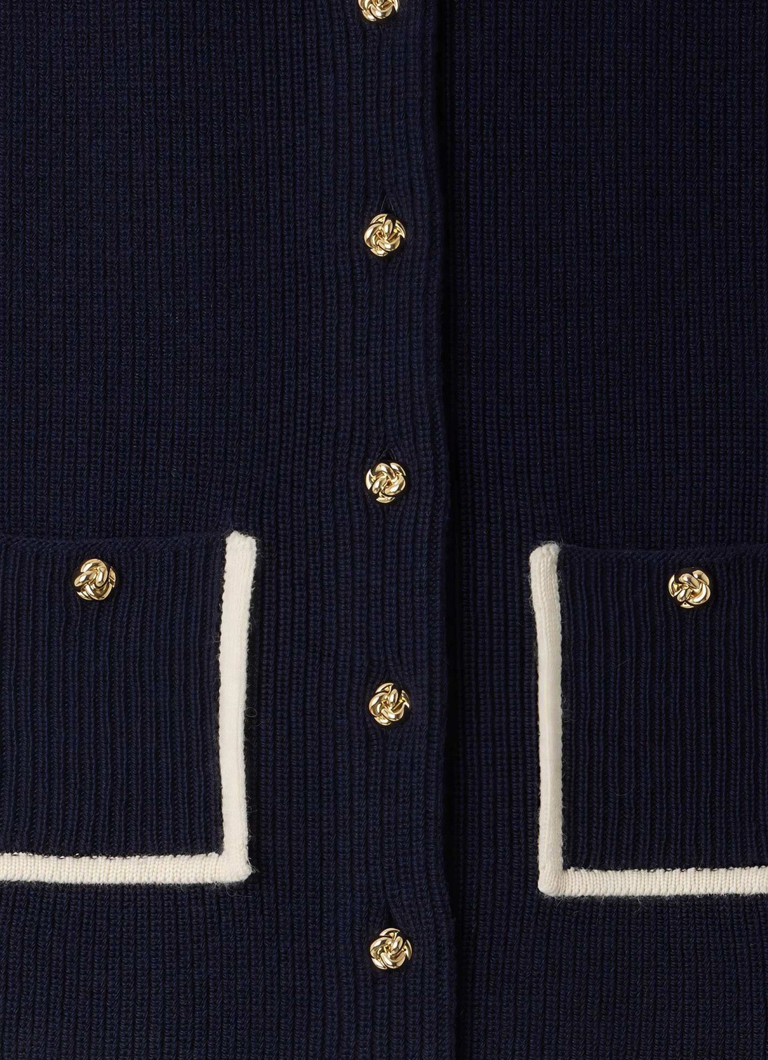 Sandro Spencer met steekzakken - detail 3 navy blue / blauw
