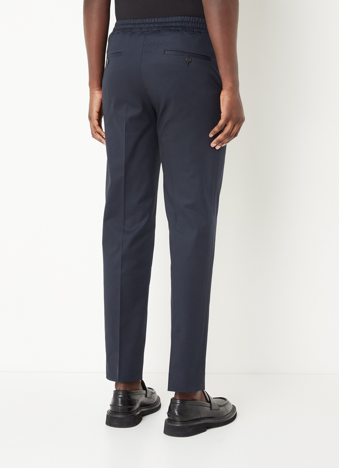 Sandro Straight fit chino  met steekzakken - achterkant 3 donkerblauw