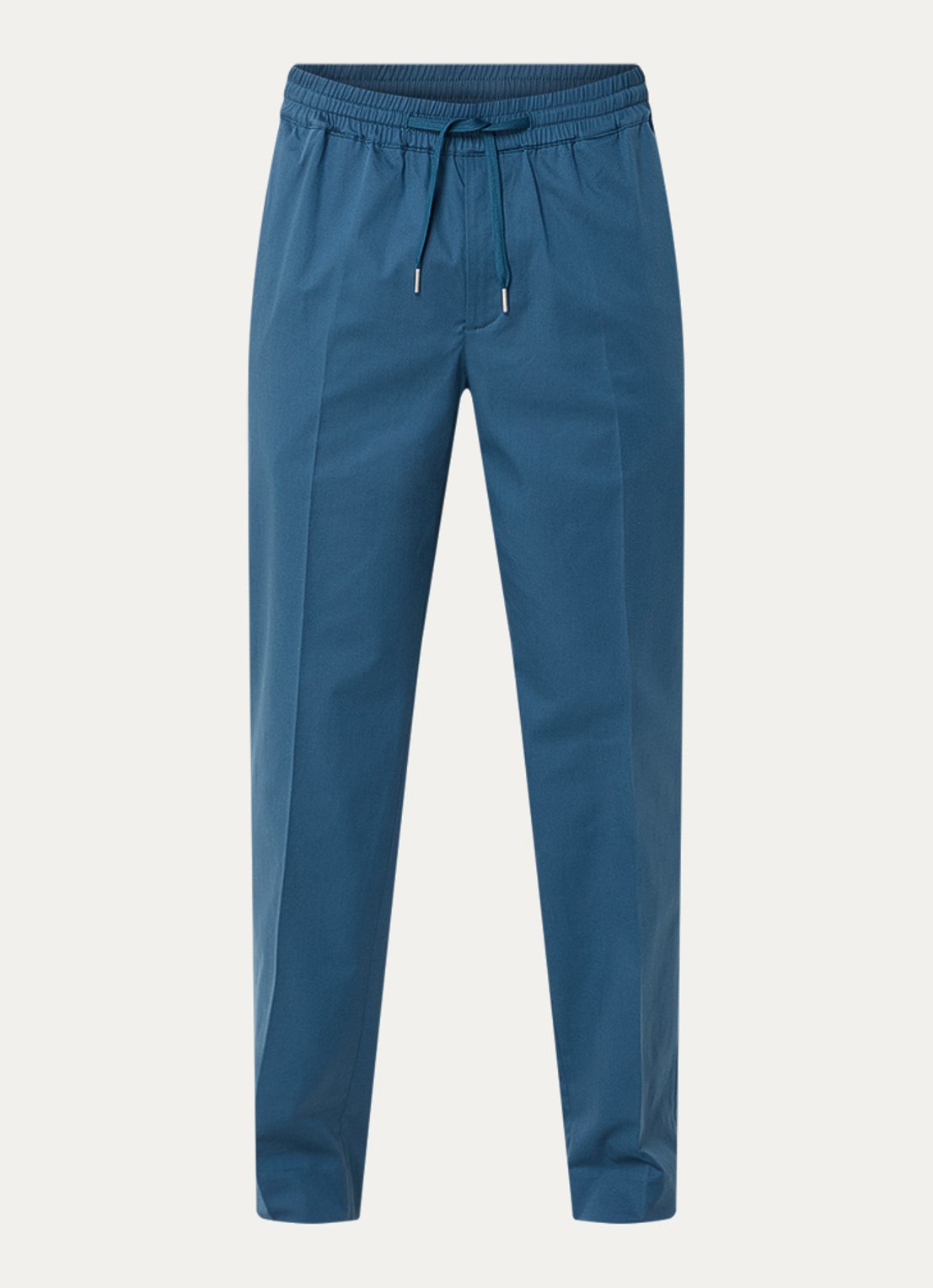 Sandro Straight fit chino  met steekzakken - voorkant 3 petrol