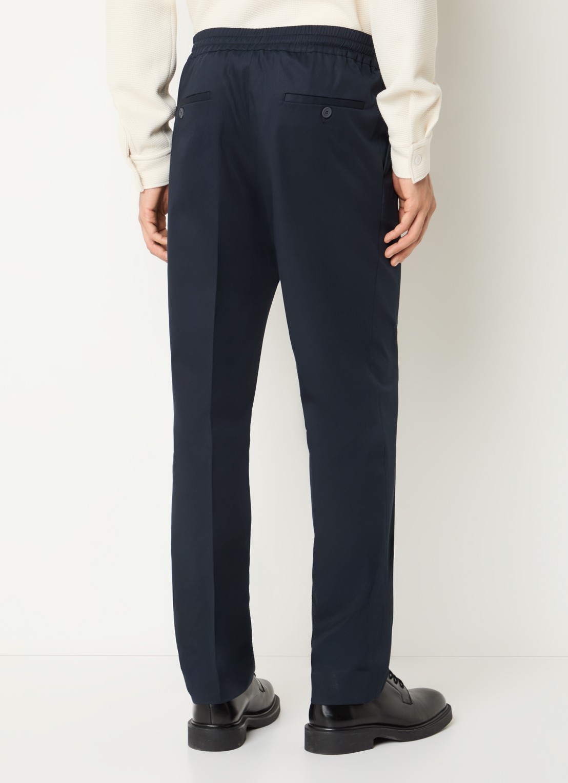 Sandro Straight fit chino  met steekzakken - achterkant 5 indigo