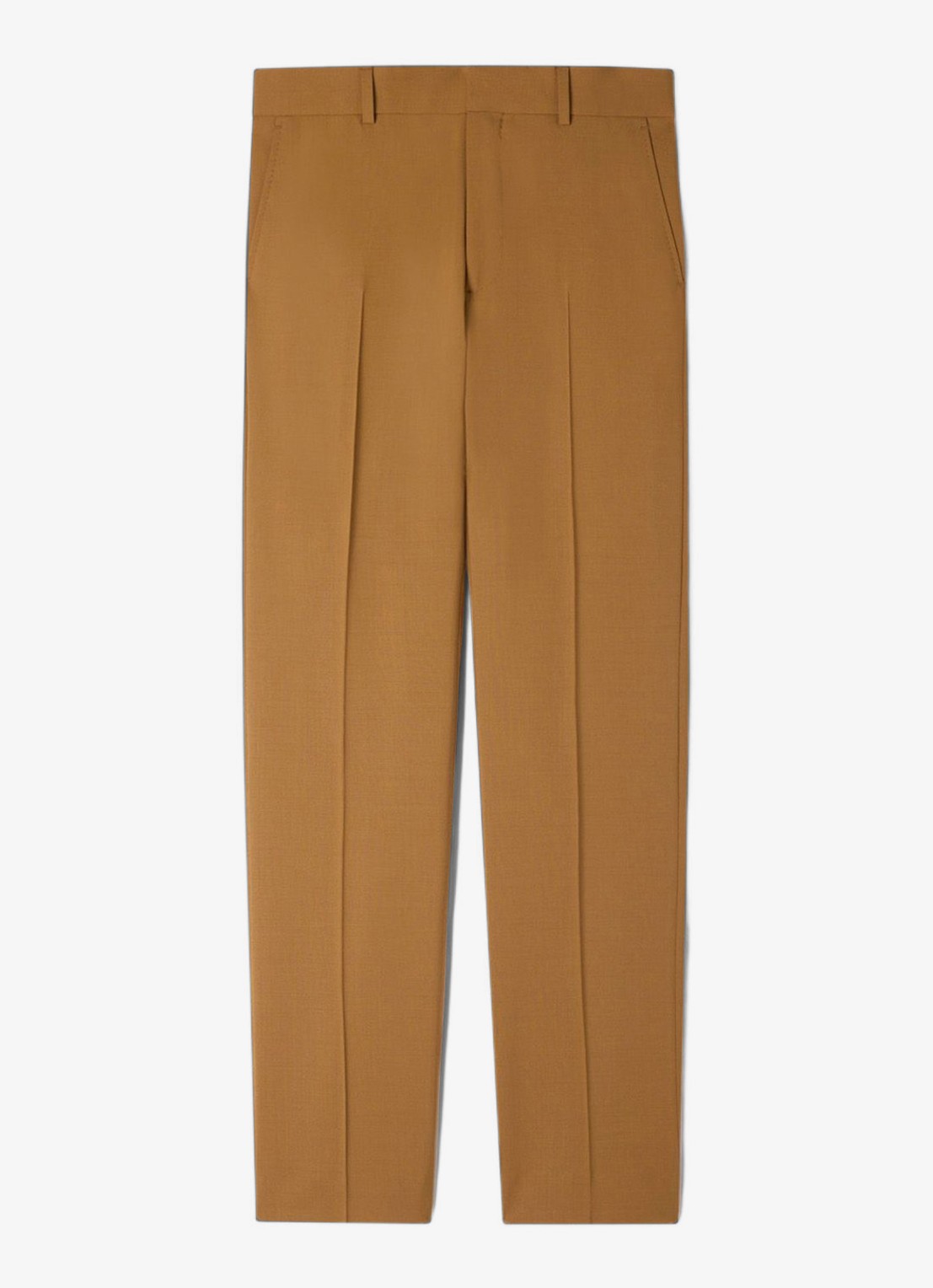 Sandro Straight fit pantalon met steekzakken - voorkant 2 camel