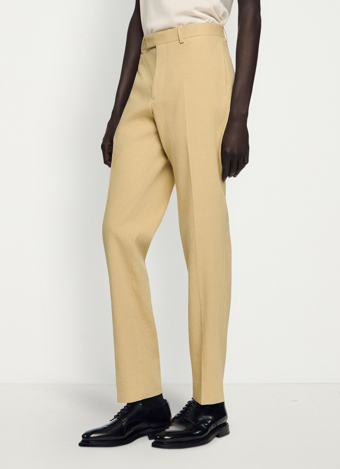 Sandro Straight fit pantalon - detail 3 sand / beige