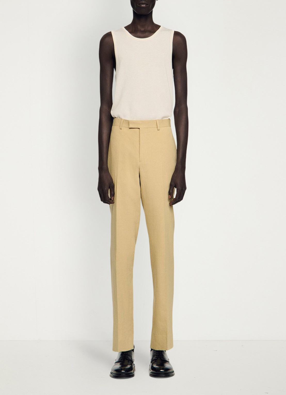 Sandro Straight fit pantalon - detail 6 sand / beige
