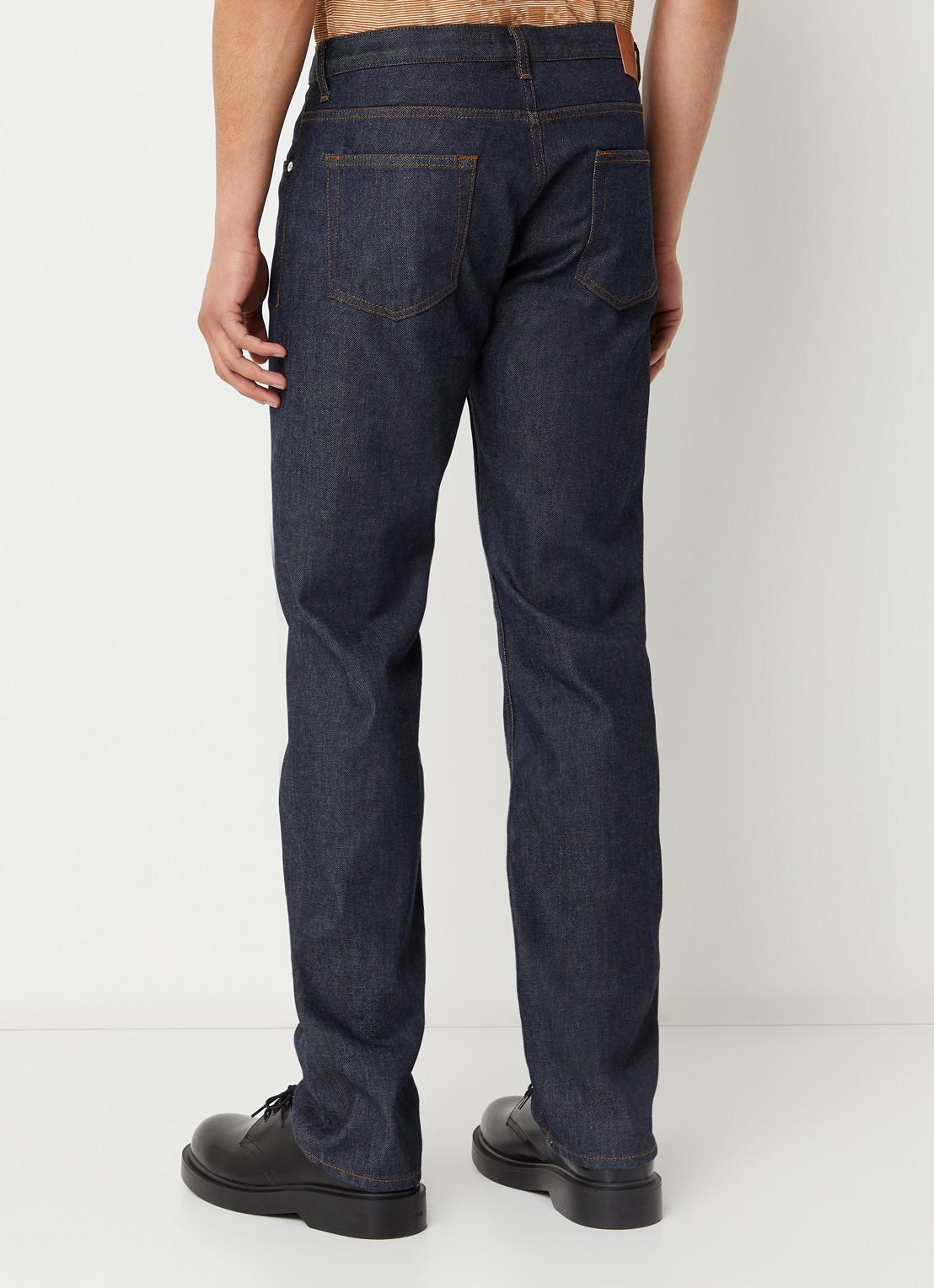 Sandro Straight leg jeans met steekzakken - achterkant 3 indigo