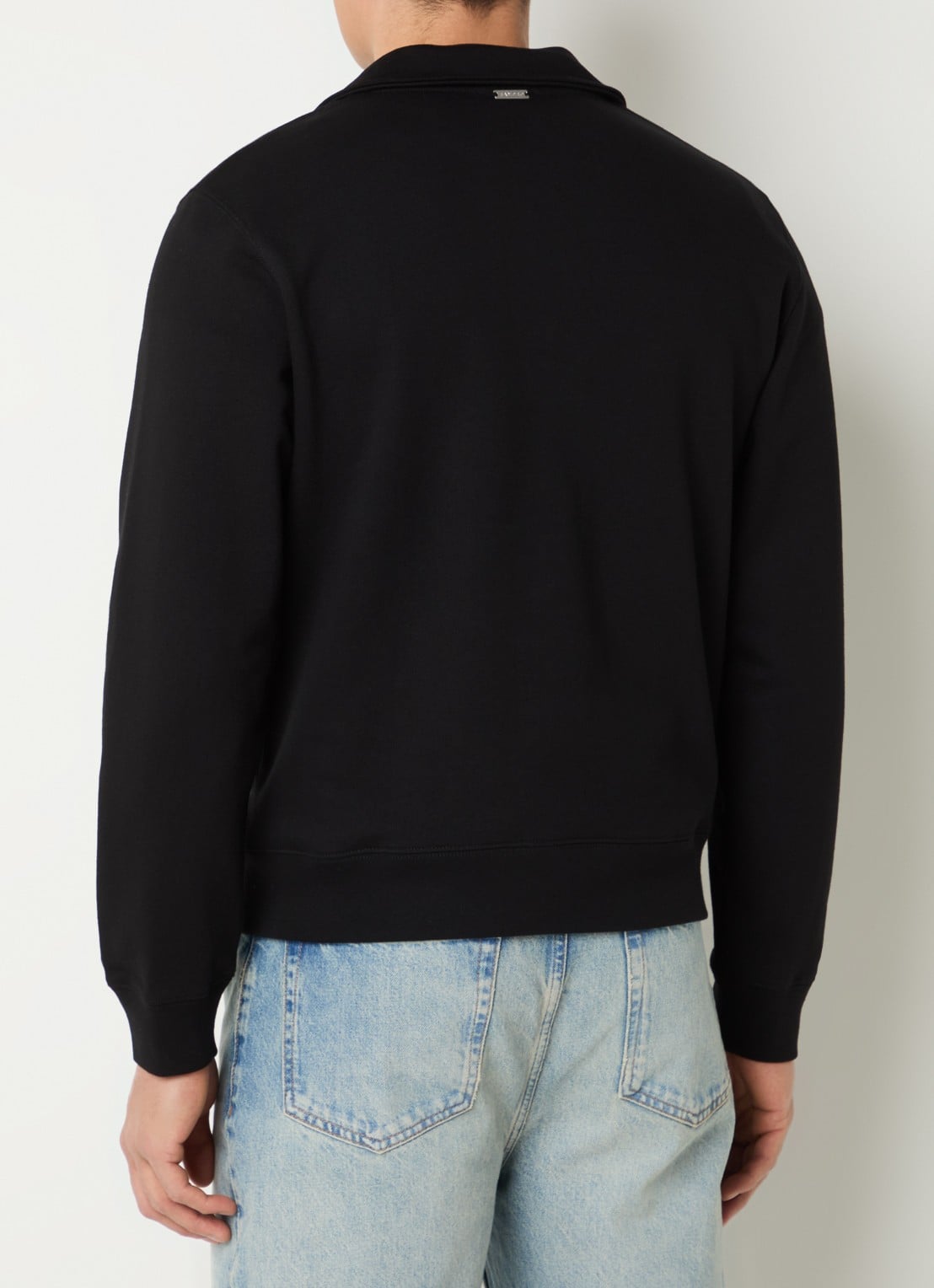 Sandro Sweater met halve rits - achterkant 2 zwart