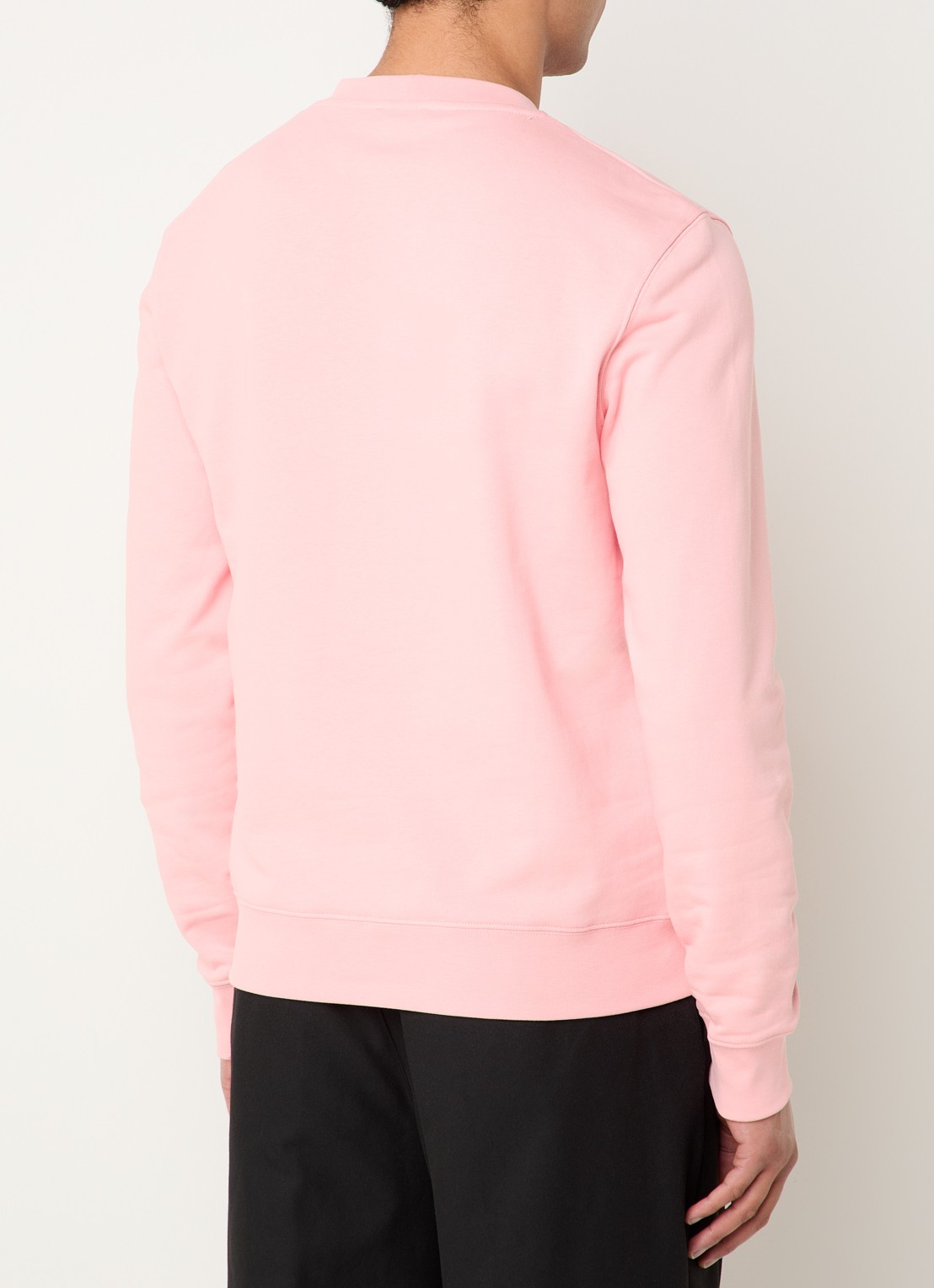 Sandro Sweater met logo - achterkant 2 zalmroze