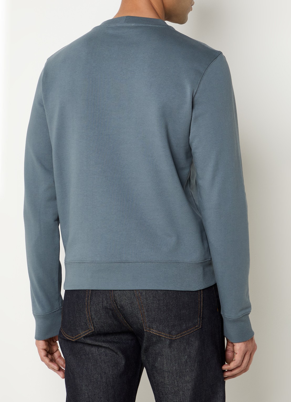 Sandro Sweater met logo - achterkant grijs