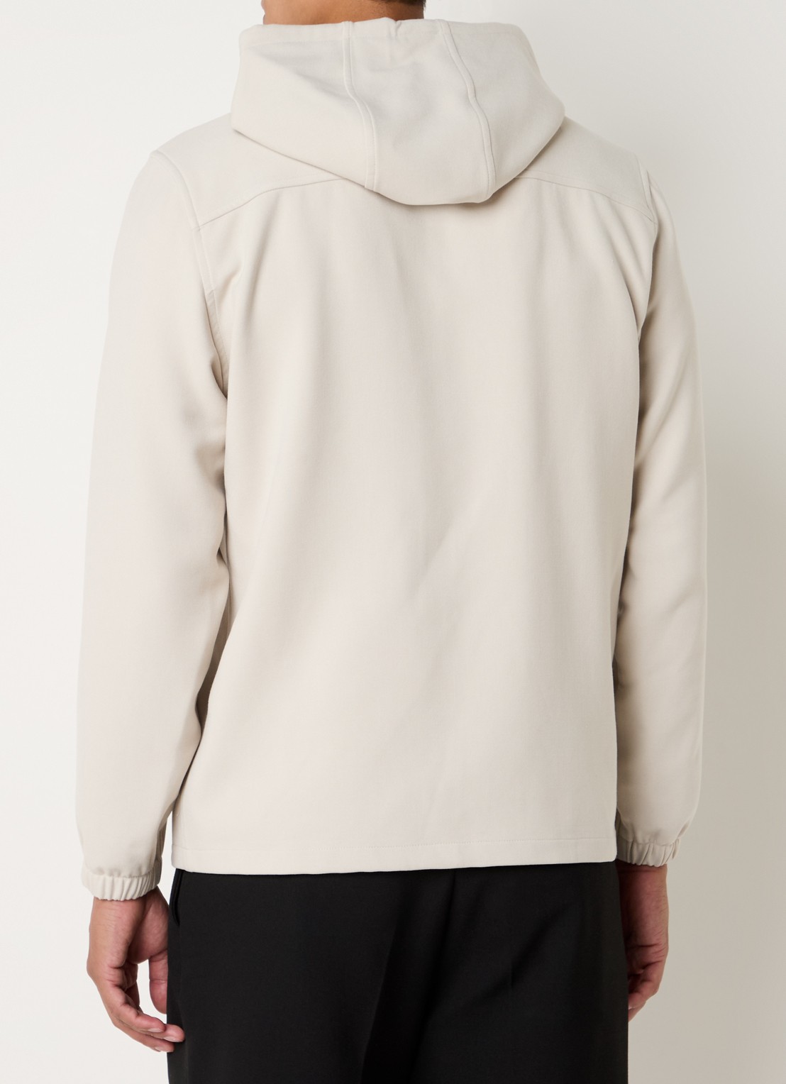 Sandro Sweatvest met capuchon - achterkant 3 beige
