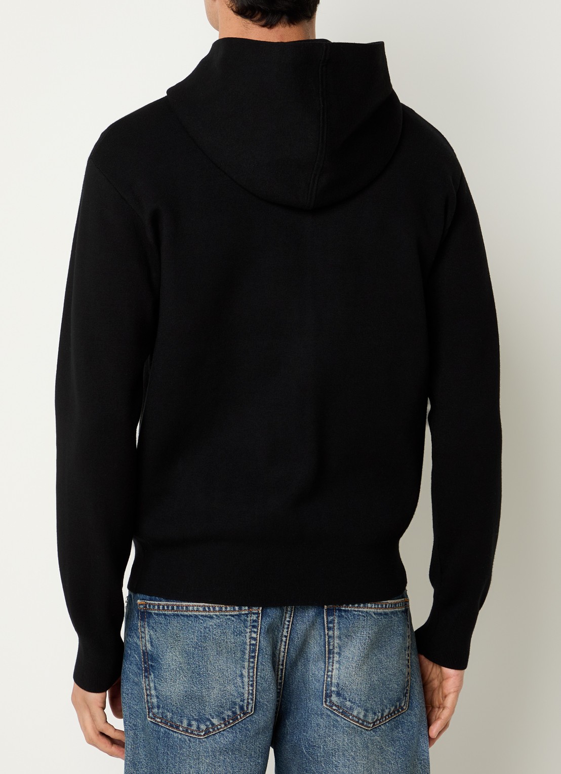 Sandro Sweatvest met capuchon - achterkant zwart