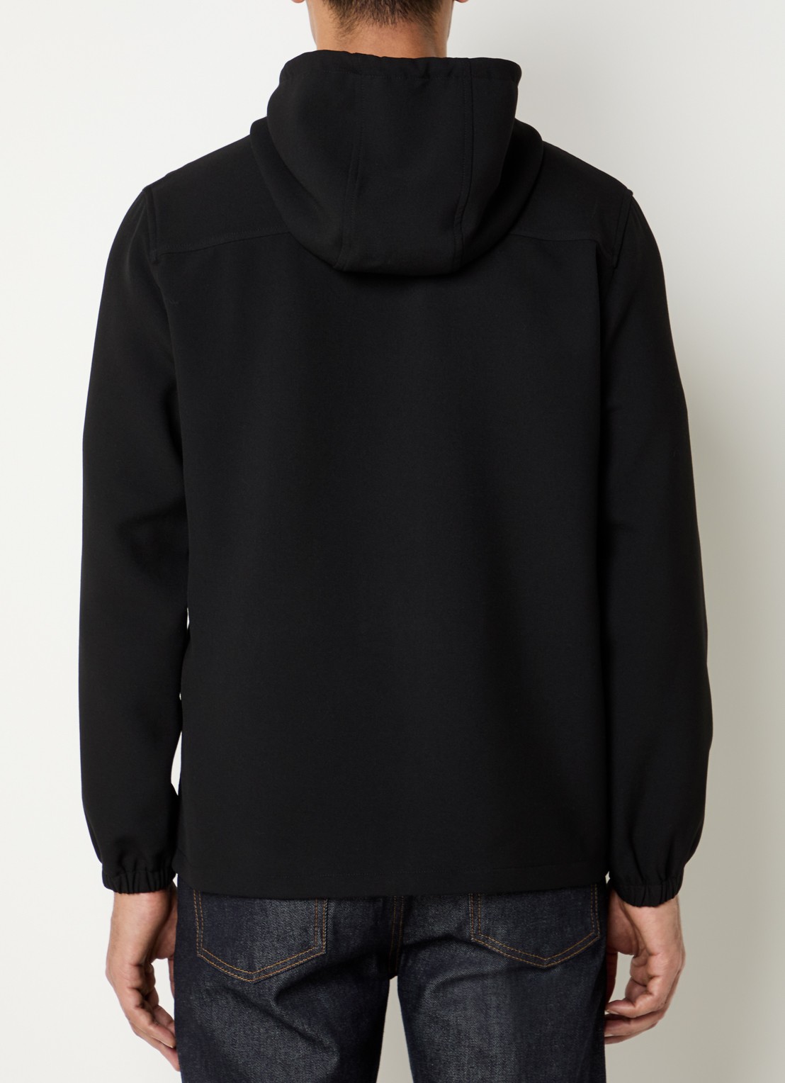 Sandro Sweatvest met capuchon - achterkant zwart