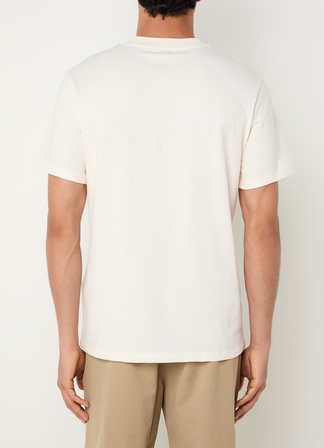 Sandro T-shirt met logo - achterkant 4 creme