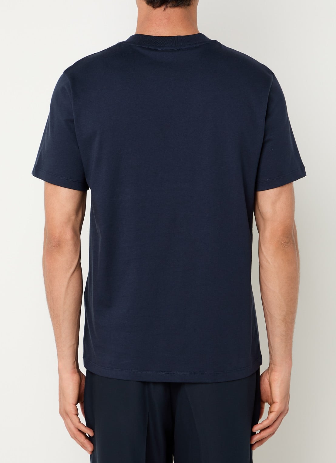 Sandro T-shirt met logo - achterkant 3 donkerblauw