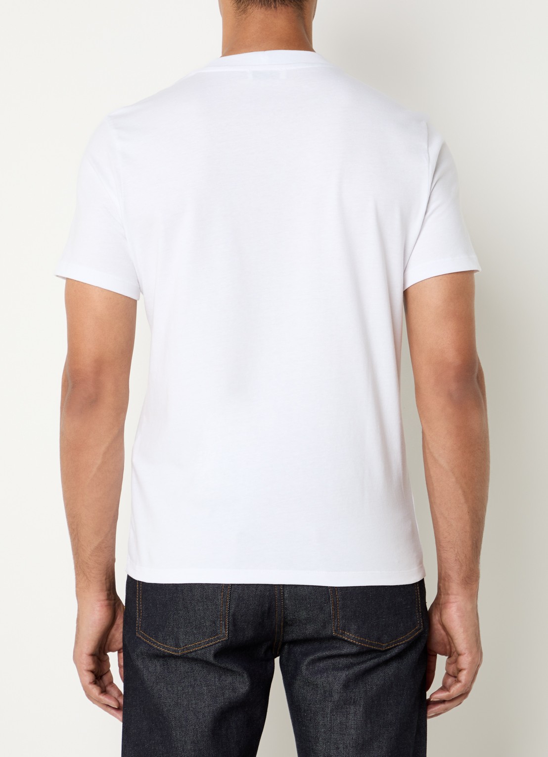 Sandro T-shirt met logo - achterkant wit