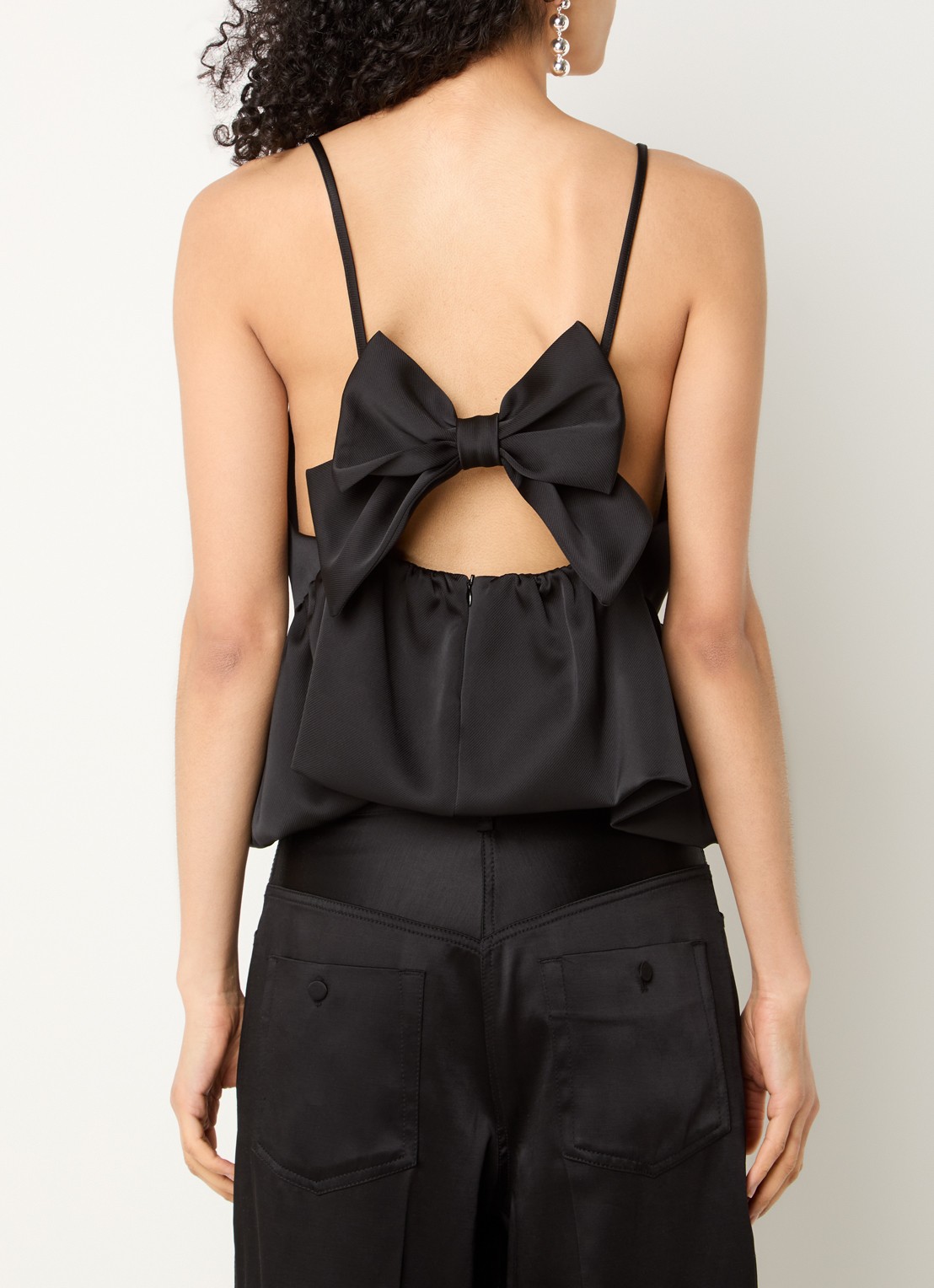 Sandro Top met strik detail - detail zwart
