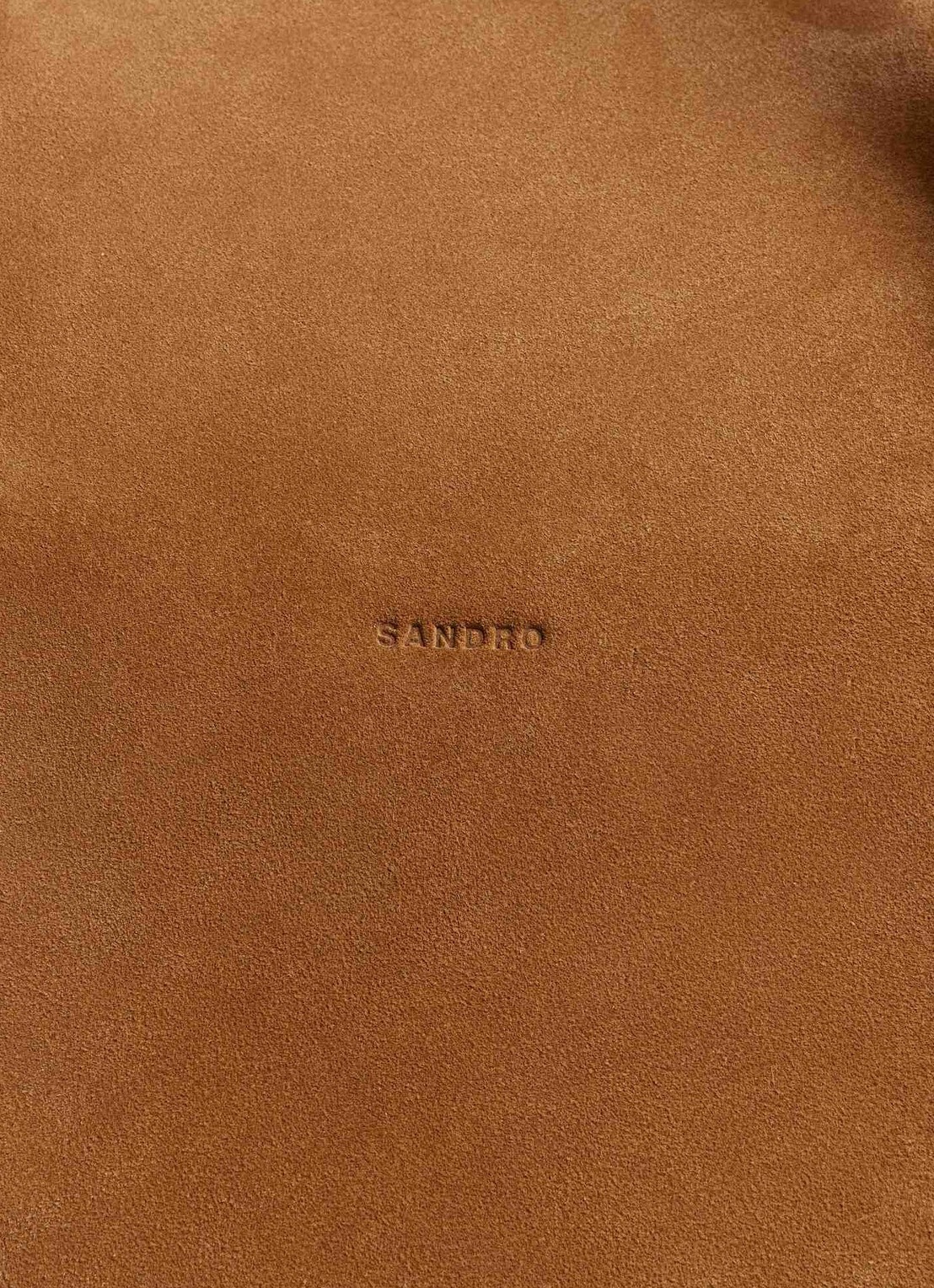 Sandro Weekendtas met logo - detail 3 camel / bruin