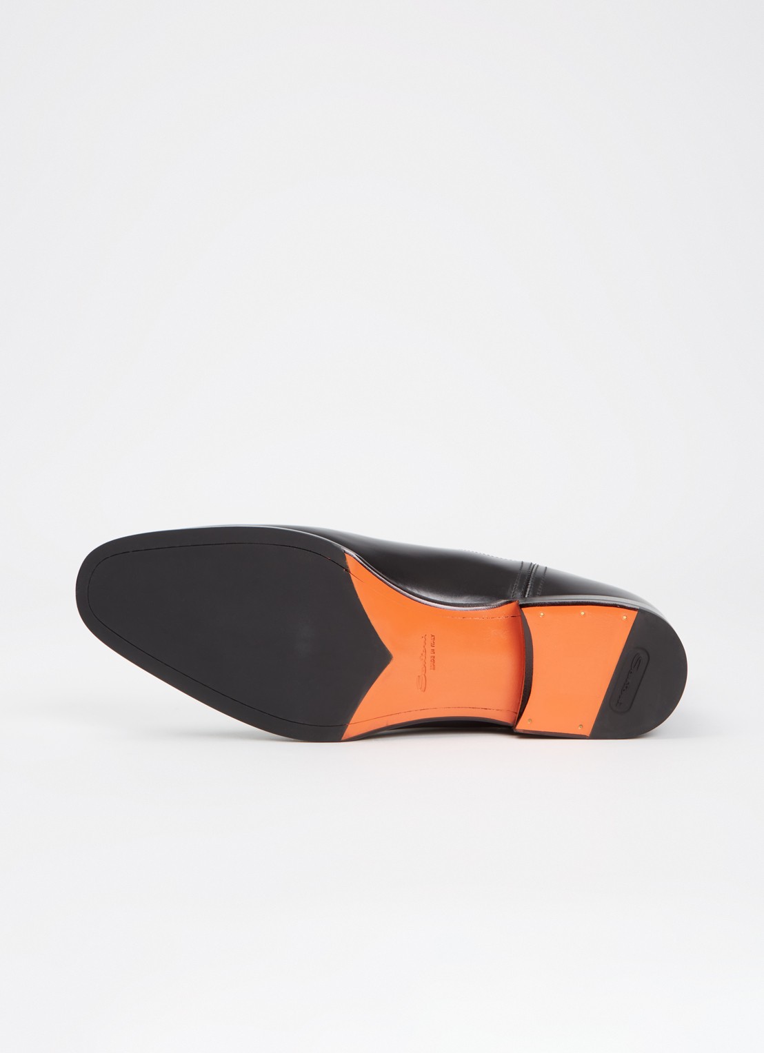 Santoni Archer chelsea boot van leer - detail 3 zwart