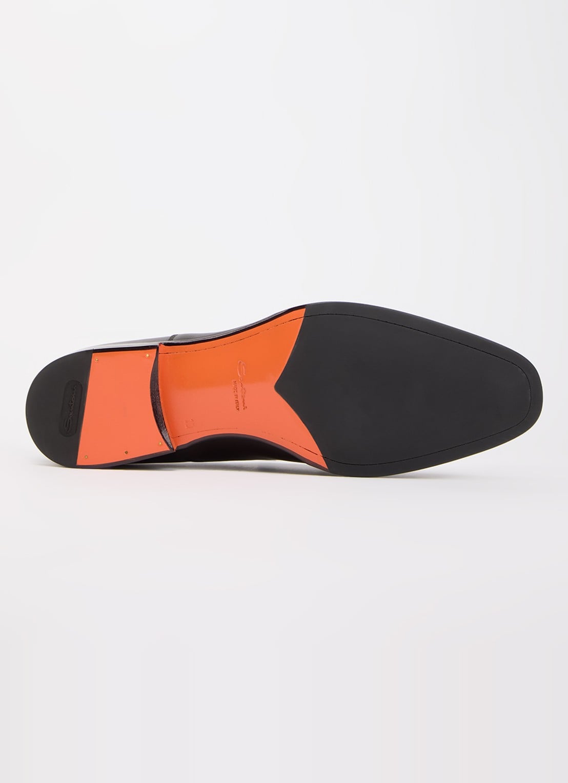 Santoni Archie veterschoen van leer - detail 4 donkerbruin