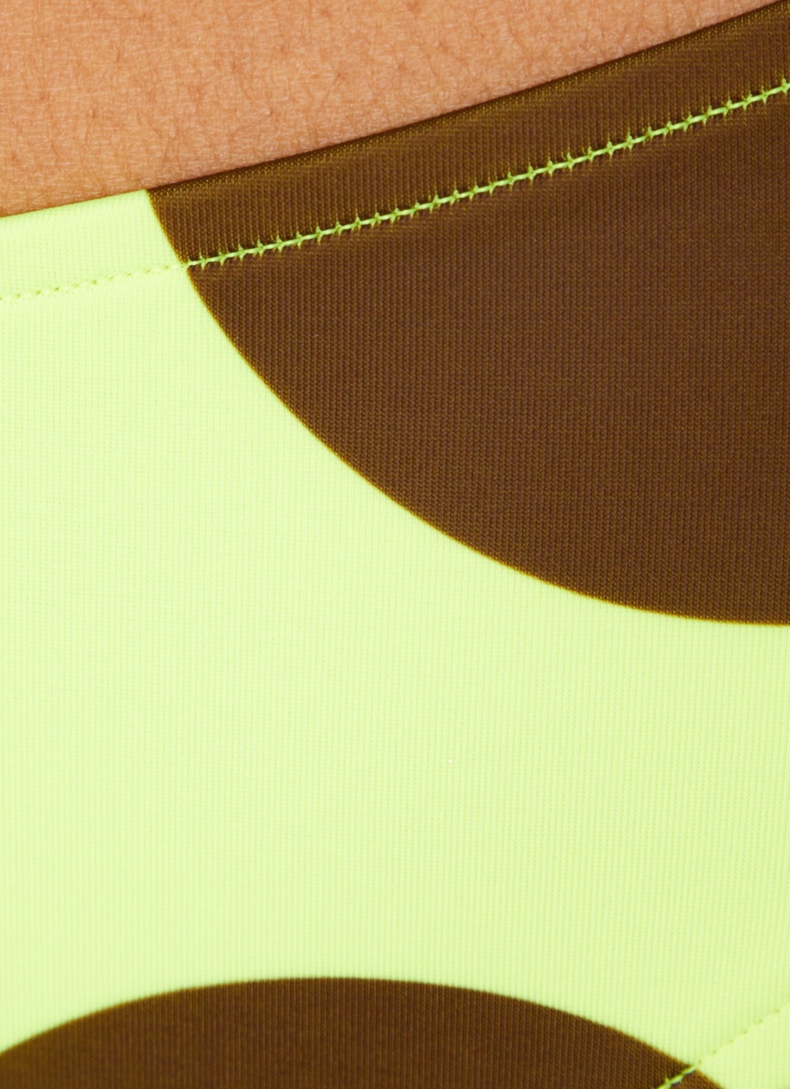 Sarda Birgit bikinislip met stippenprint - detail 5 neongeel