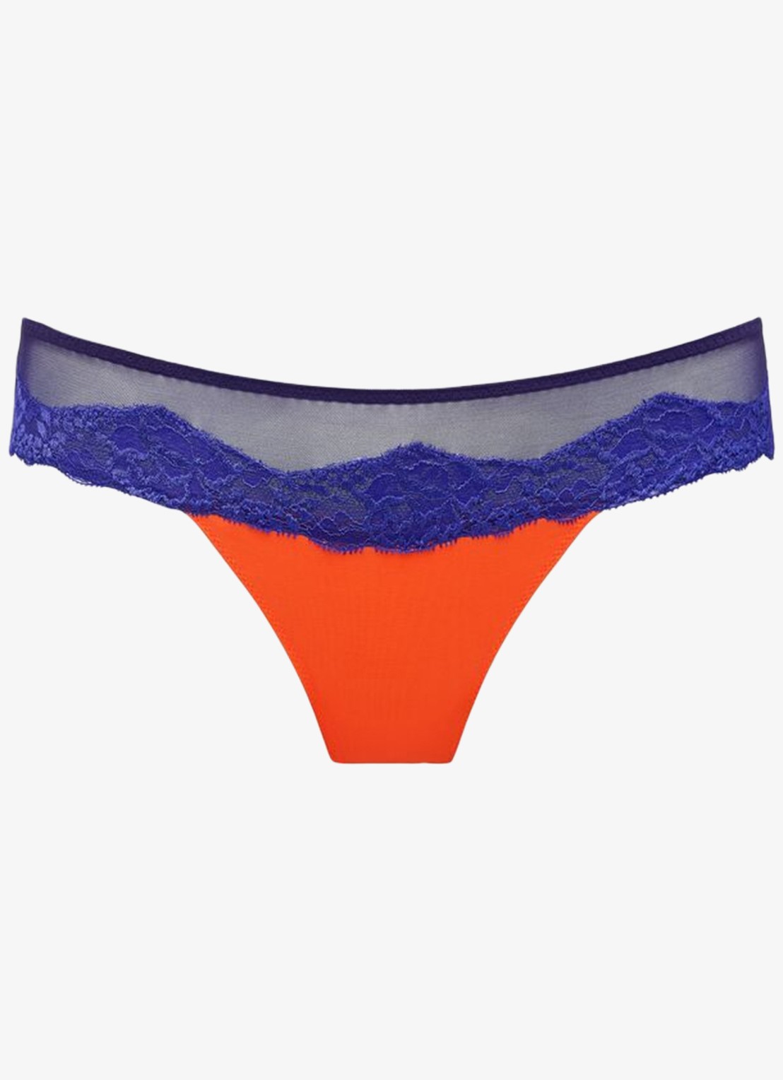 Sarda Bremer tanga van mesh - voorkant 3 oranje