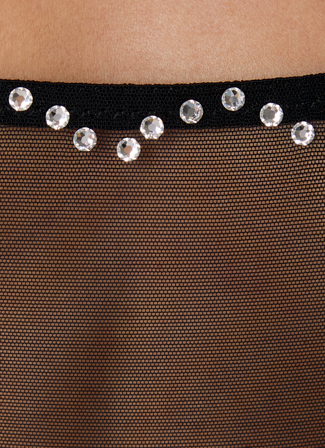 Sarda Chaika body van mesh - detail 6 zwart