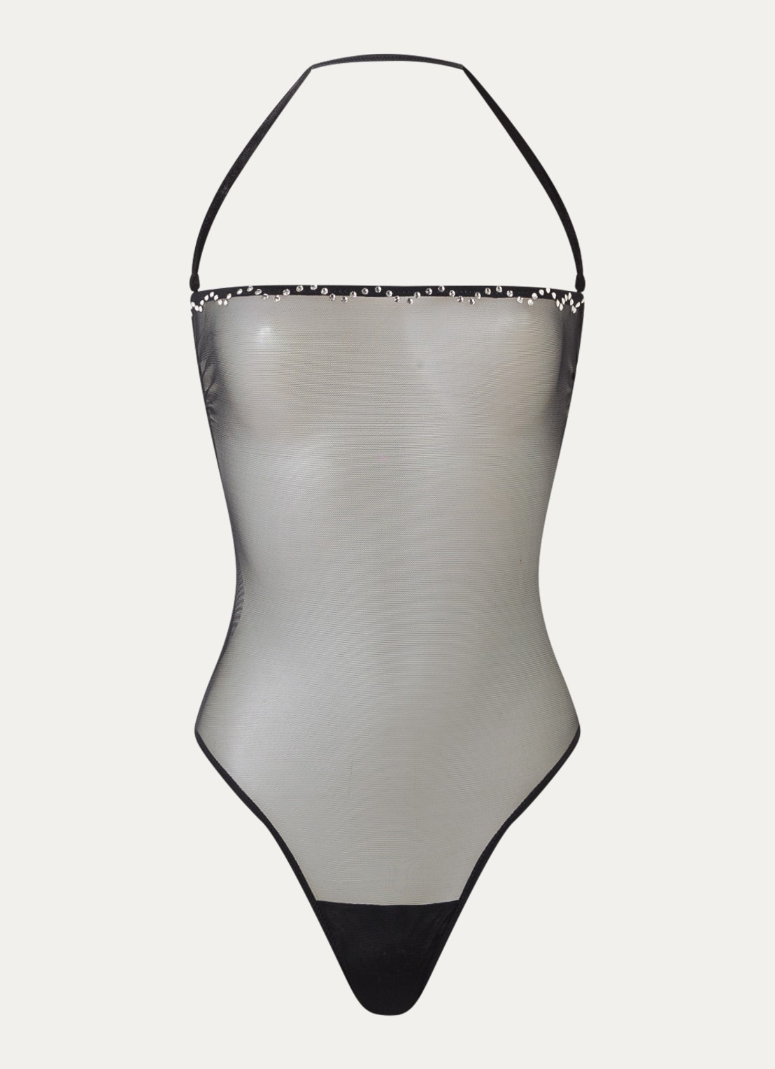Sarda Chaika body van mesh - voorkant zwart