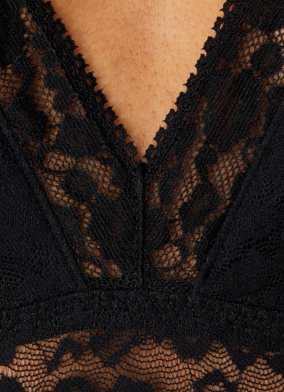 Sarda Cid body van kant - detail 3 zwart