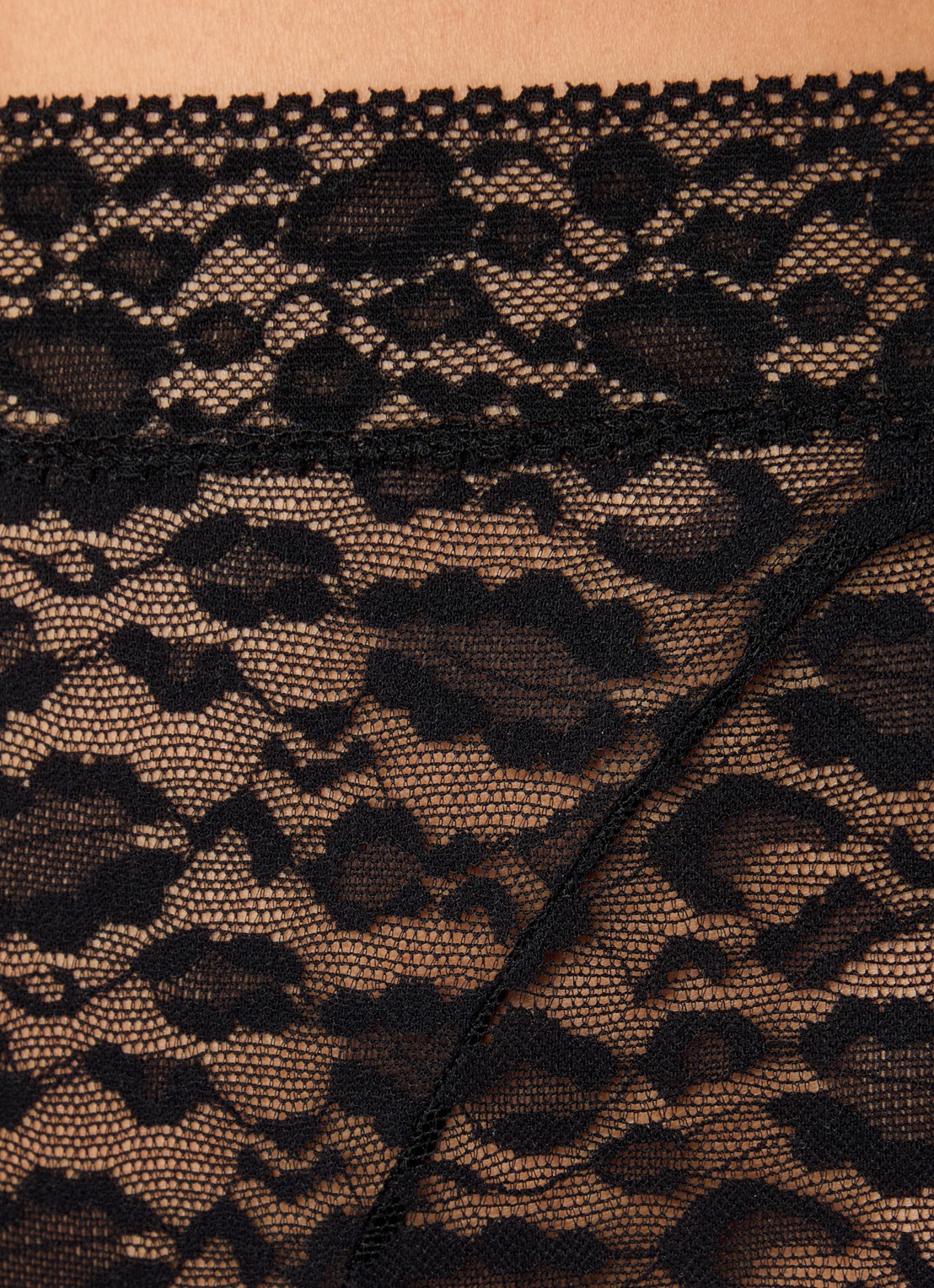 Sarda Cid  high waisted shorty van kant  - detail 5 zwart
