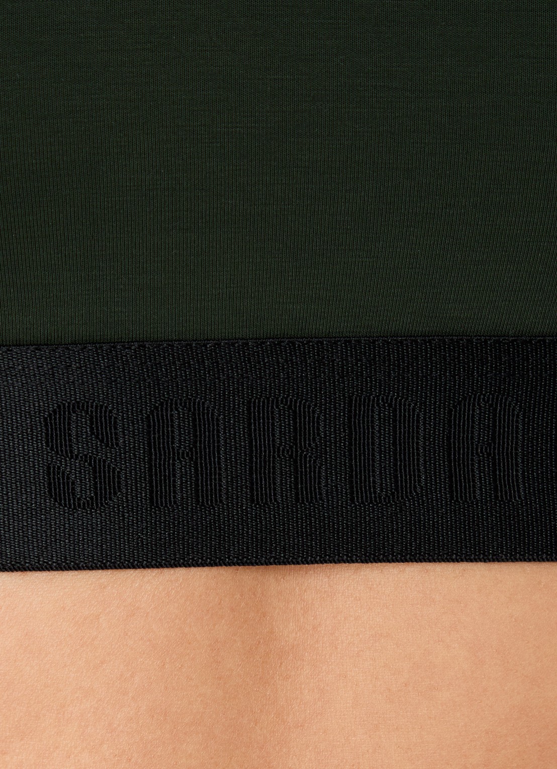 Sarda Eliza bralette met logoband - detail 5 legergroen