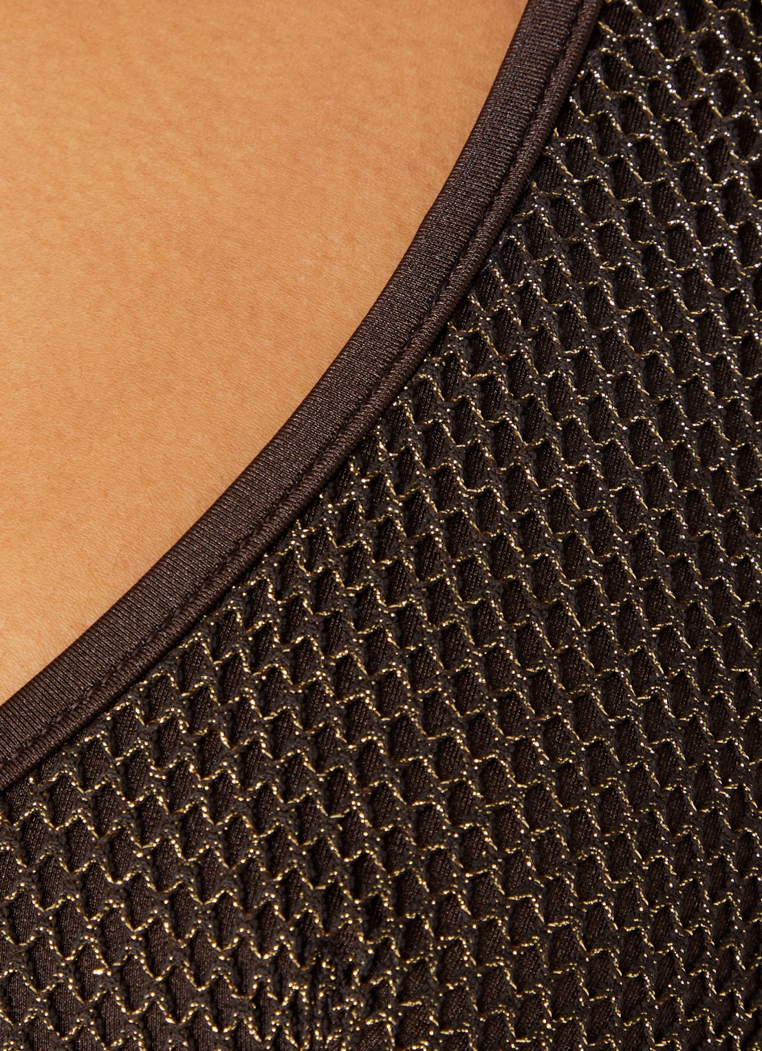 Sarda Janja bikinitop met beugel en lurex  - detail 5 donkerbruin