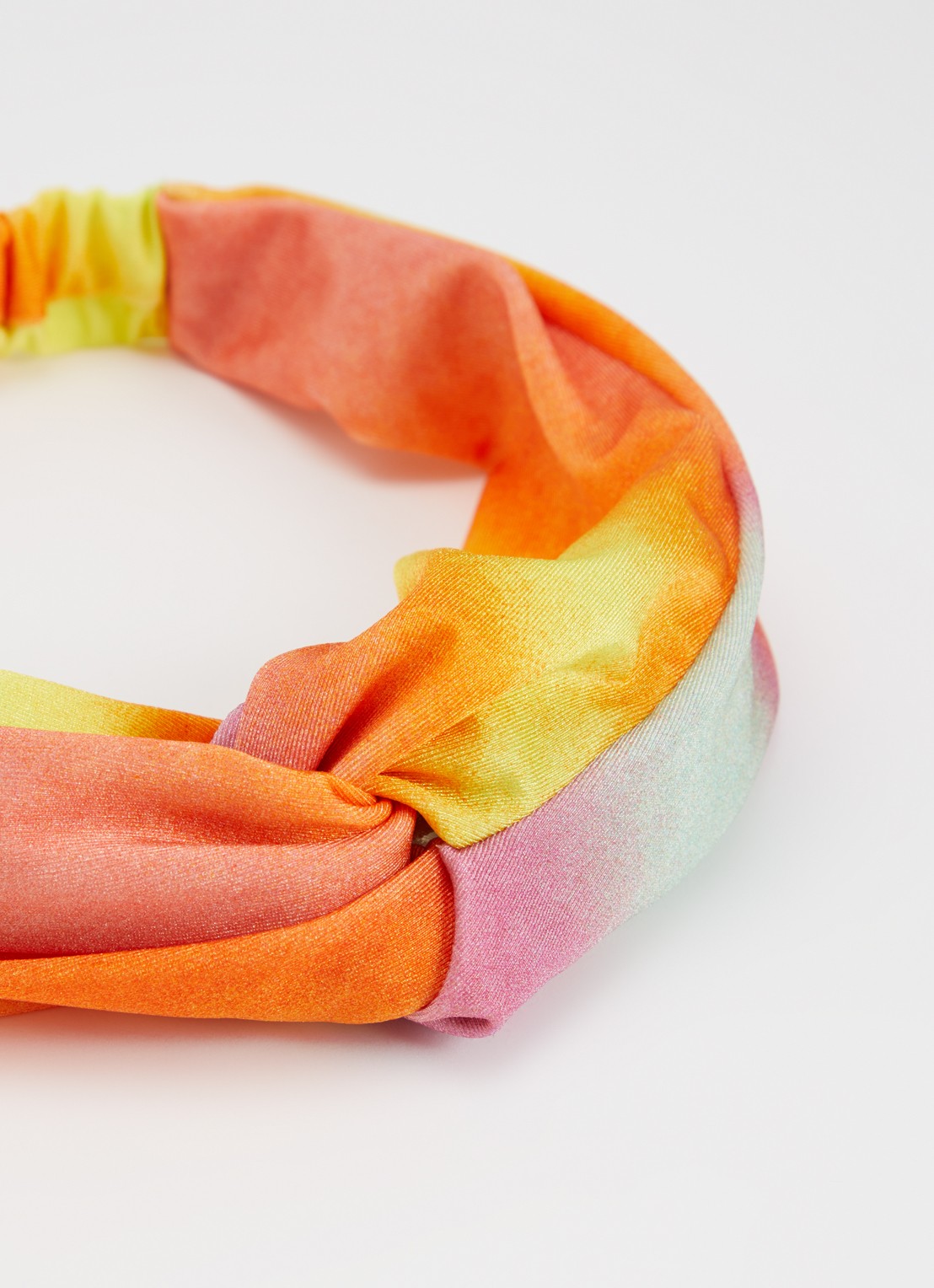 Sarda Kim haarband met lurex - voorkant 2 oranje