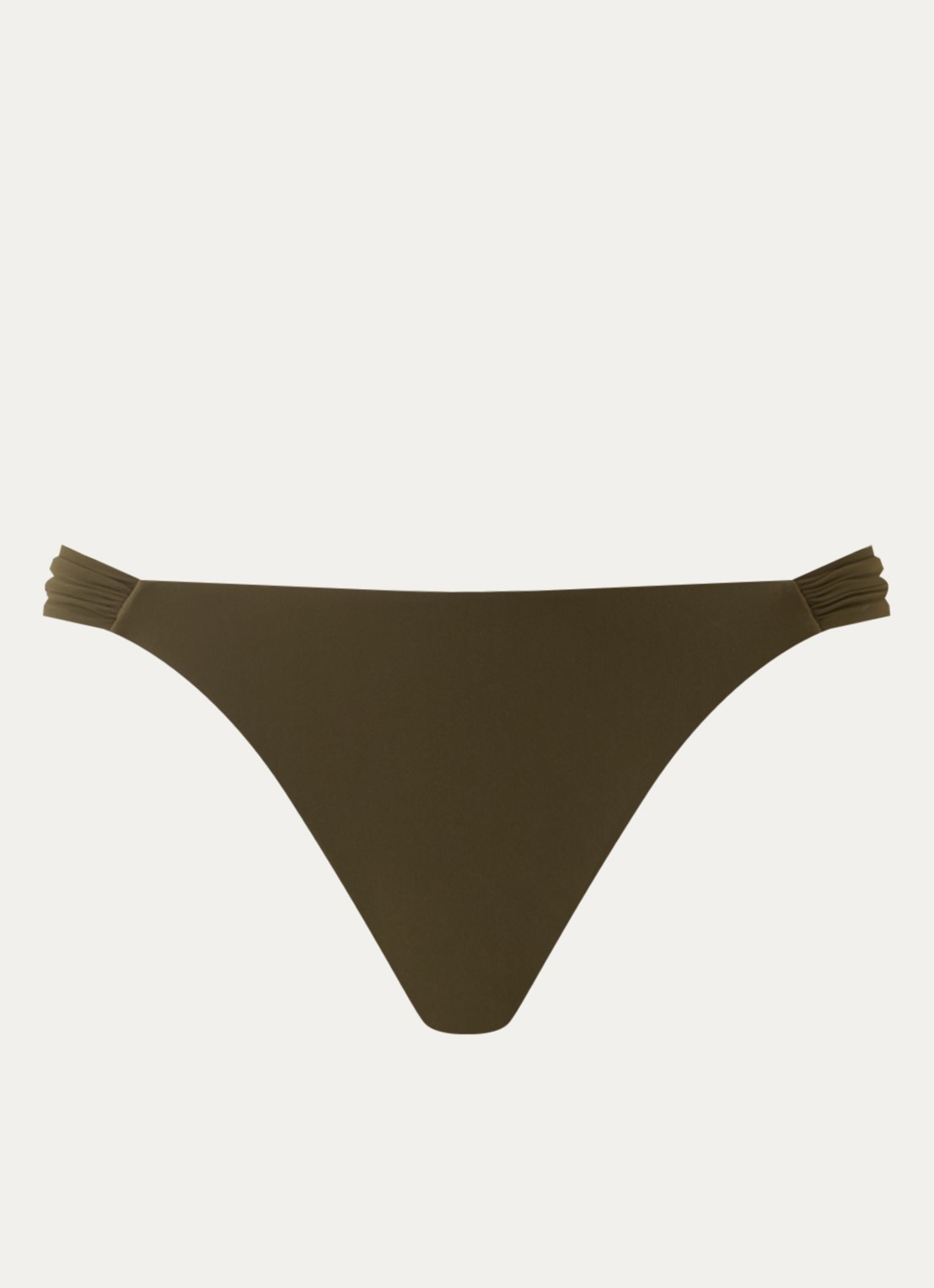 Sarda Lita brazilian bikinislip - voorkant 4 olijfgroen