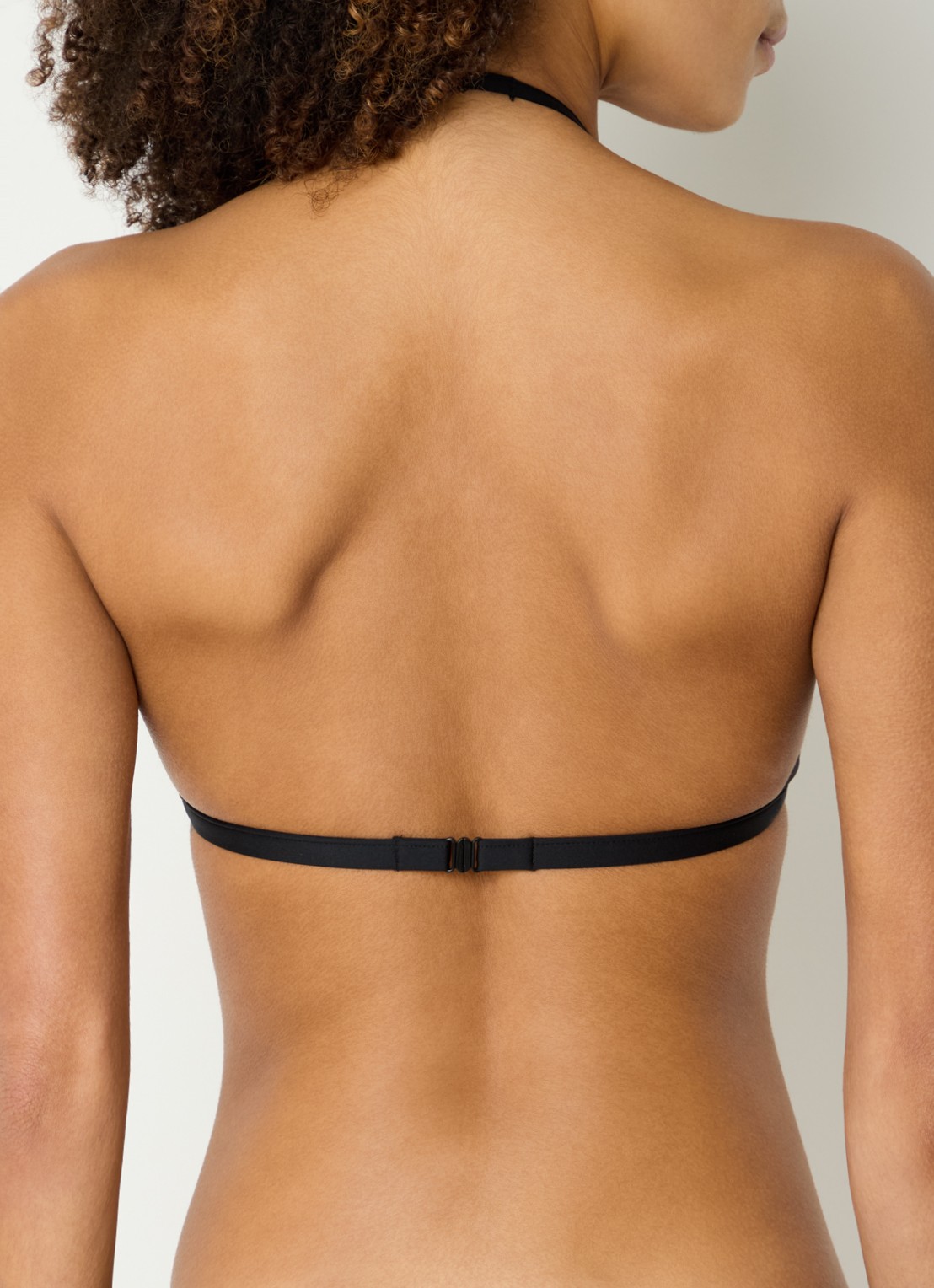 Sarda Milhon bralette van mesh met pailletten - achterkant zwart
