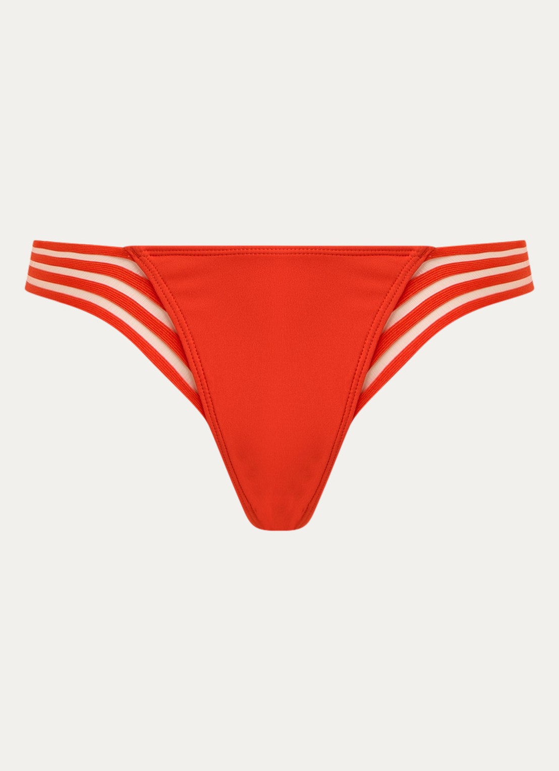 Sarda Miss brazilian bikinislip - voorkant rood