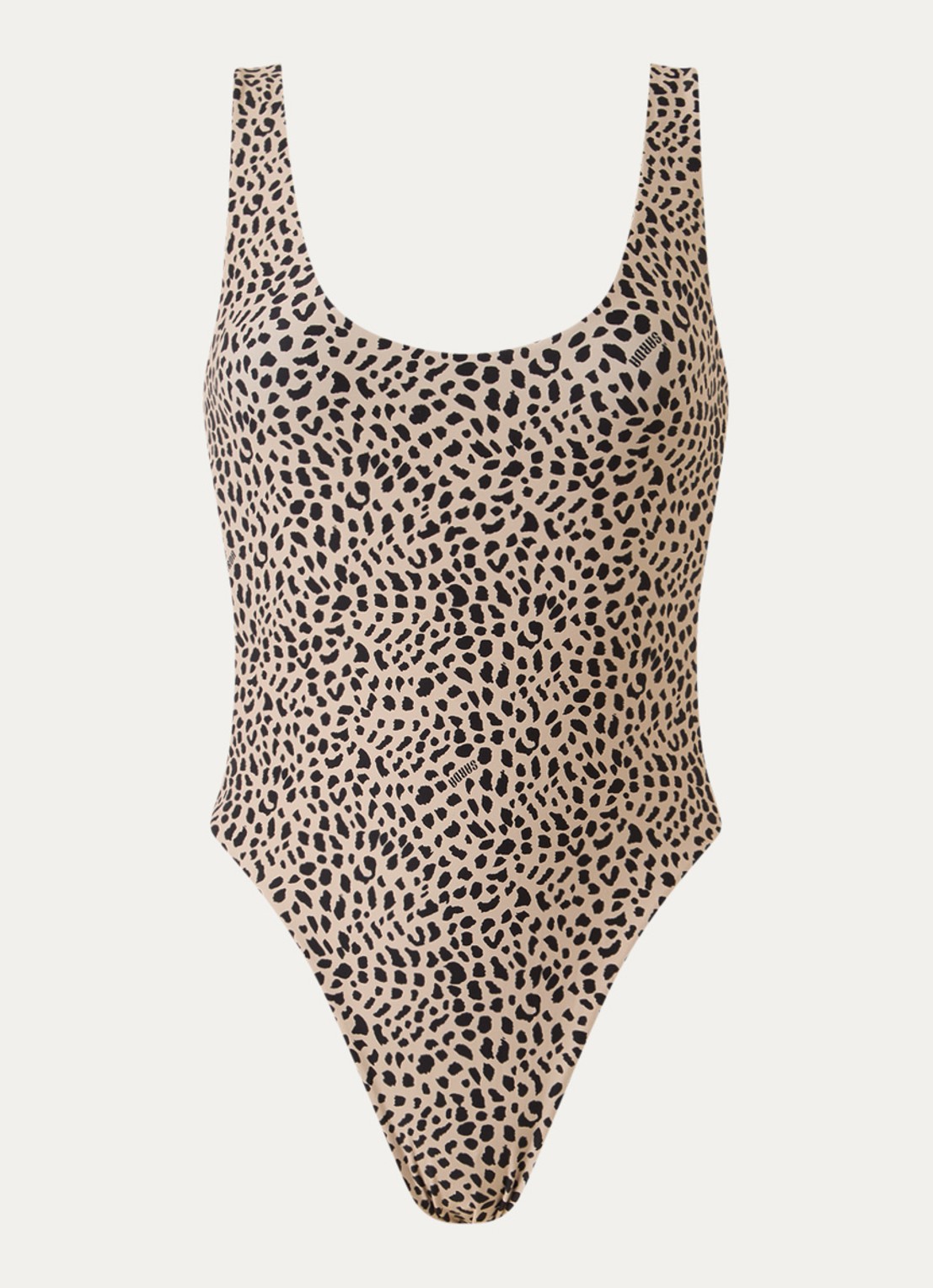 Sarda Pryce badpak met panterprint - voorkant 2 beige