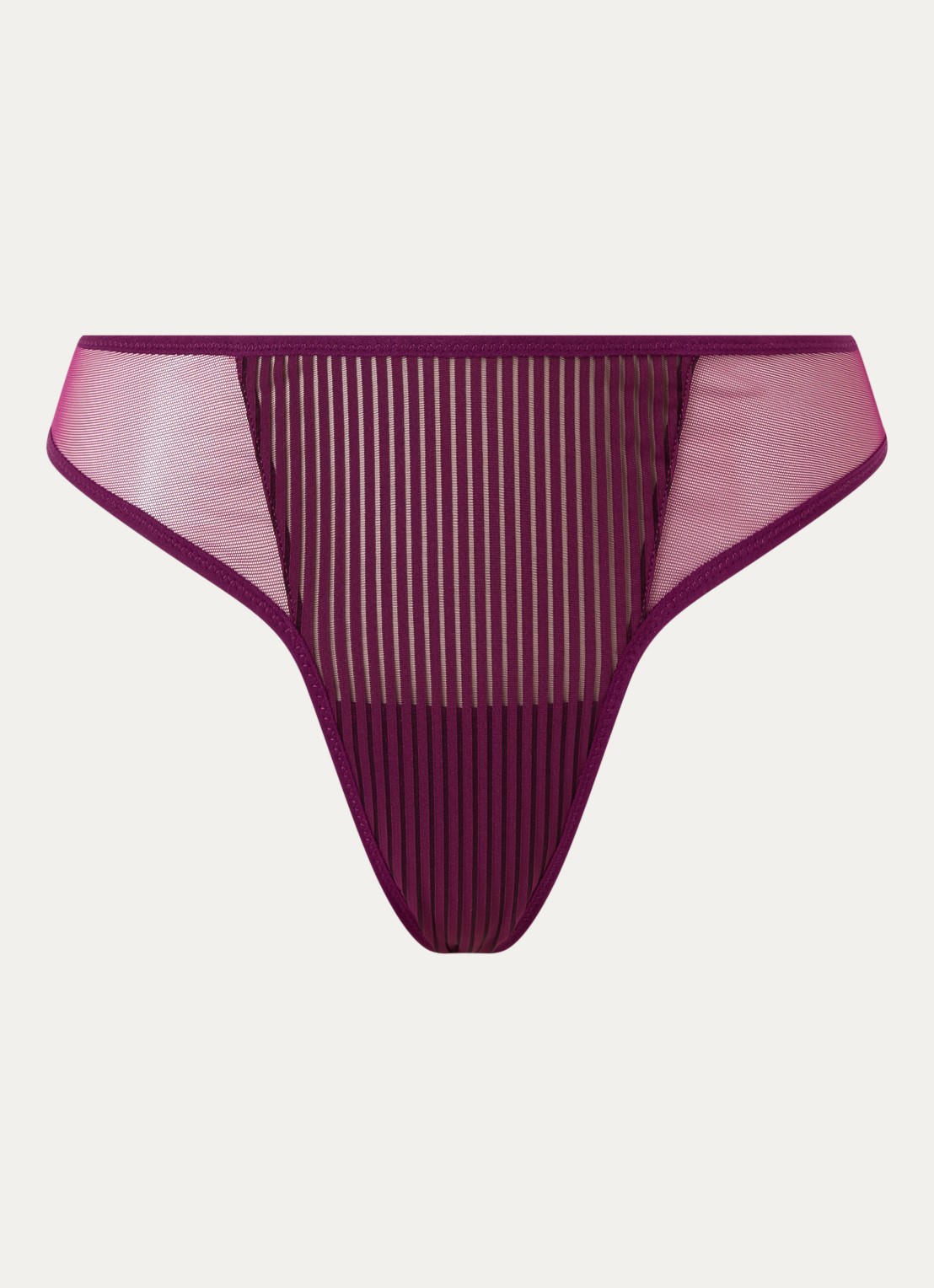 Sarda Radia string van mesh - voorkant 2 paars