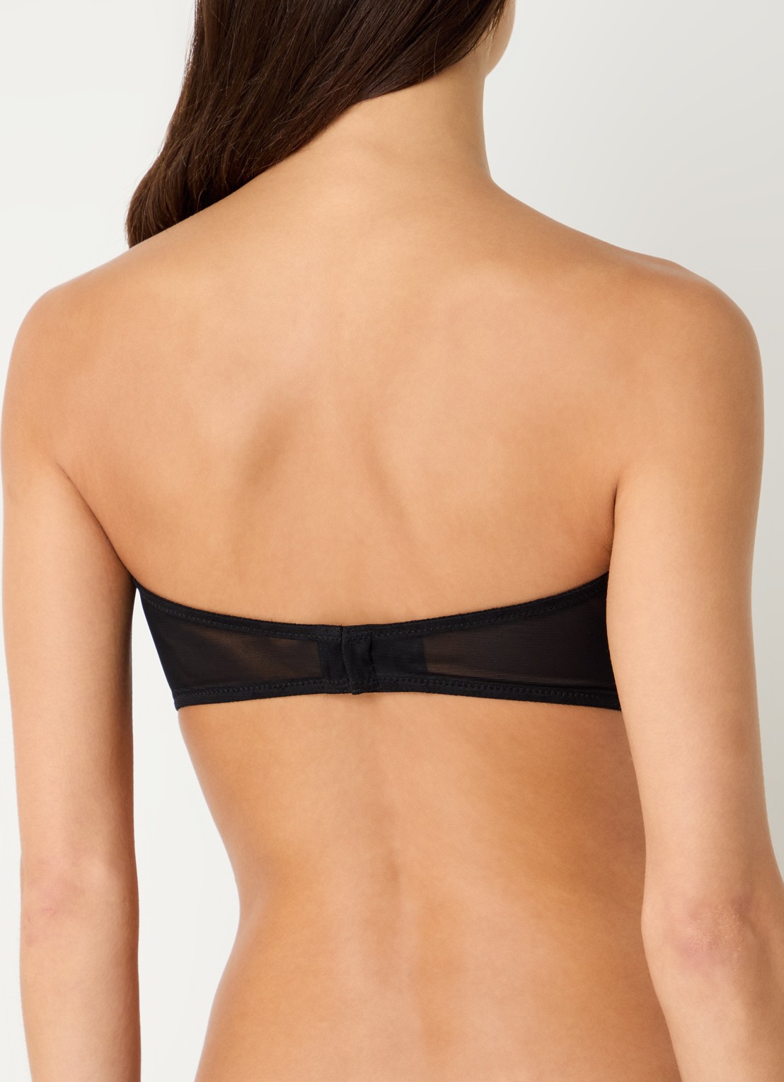 Sarda Shay strapless bh van mesh - achterkant zwart