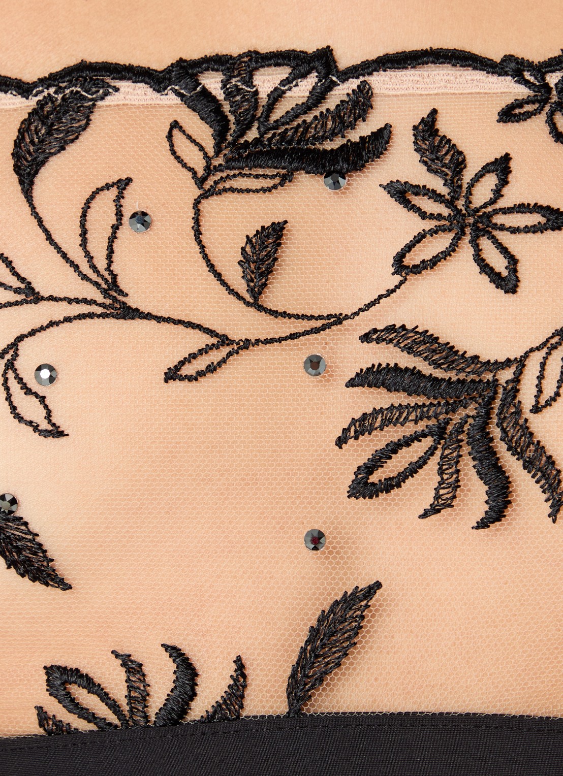 Sarda Shay strapless bh zonder mousse - detail 3 zwart
