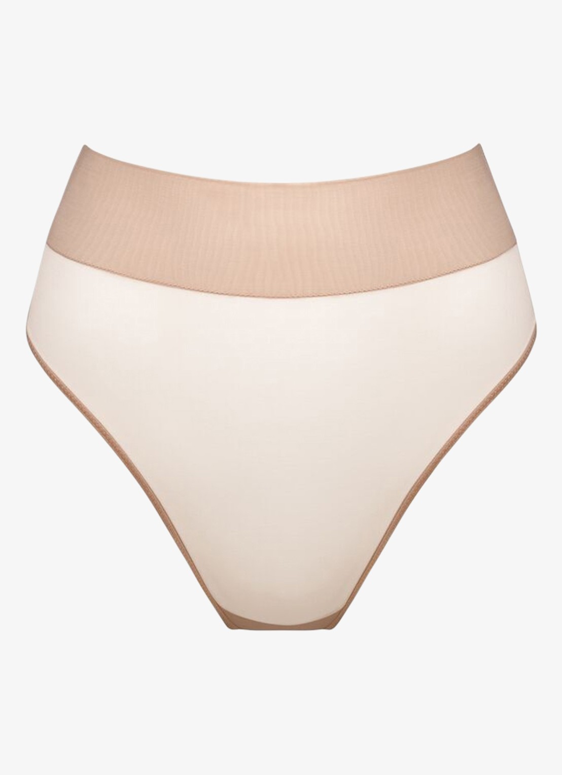 Sarda Tegla high waisted slip - voorkant 2 creme