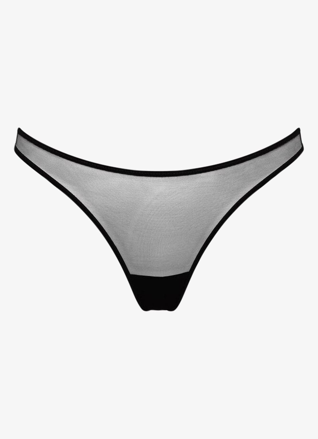 Sarda Tegla string van mesh - voorkant 3 zwart