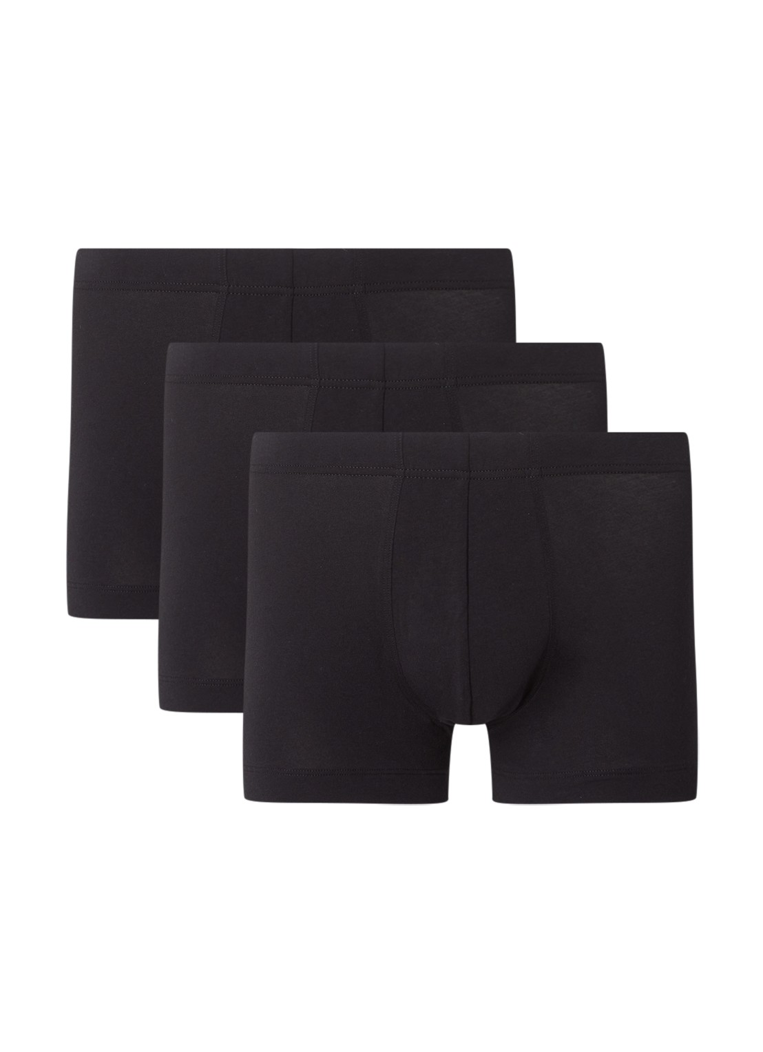Schiesser Boxershorts in 3-pack - detail 3 zwart
