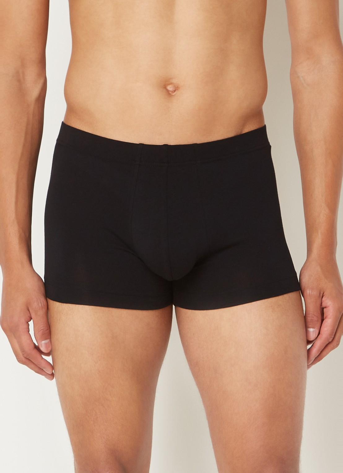 Schiesser Boxershorts in 3-pack - voorkant zwart