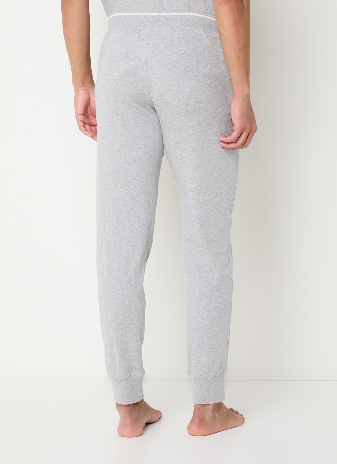 Schiesser Pyjamabroek met steekzakken - achterkant grijsmele