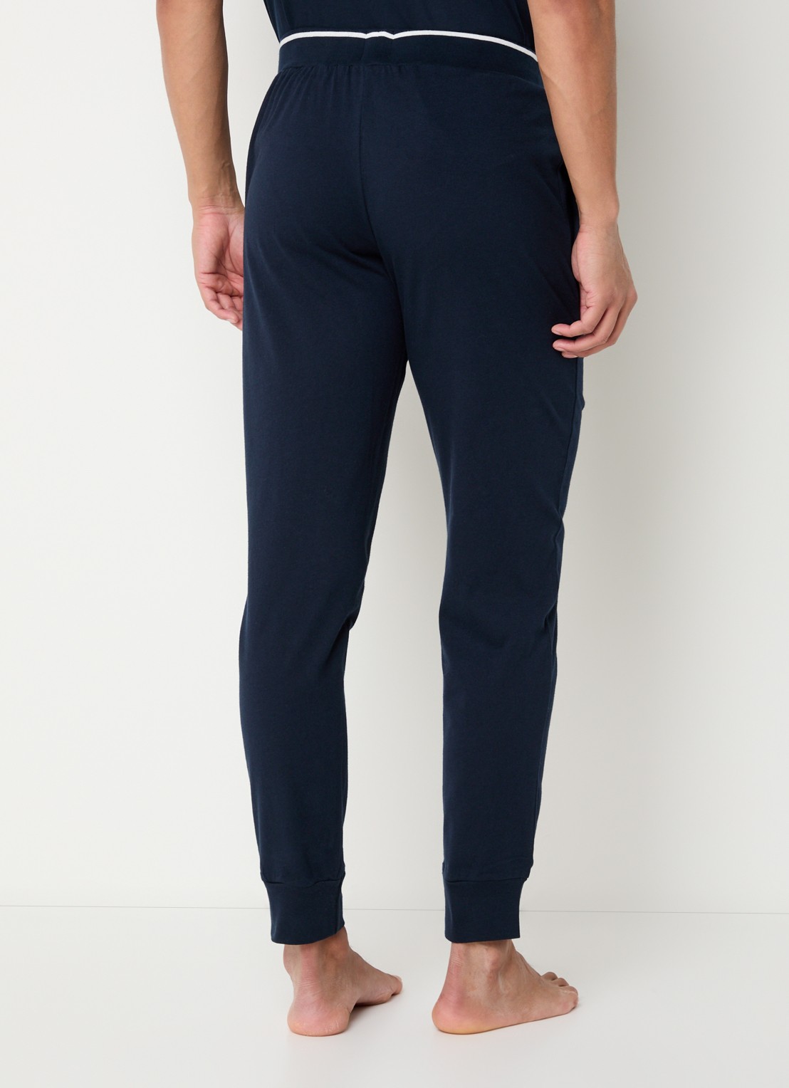 Schiesser Pyjamabroek met steekzakken - achterkant 5 donkerblauw