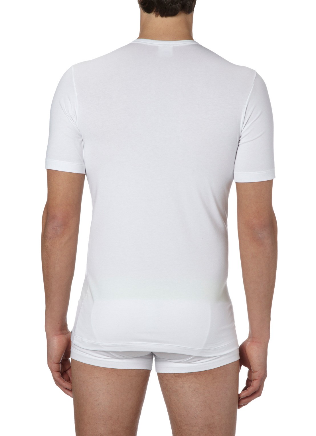 Schiesser T-shirt met ronde hals - achterkant 2 wit