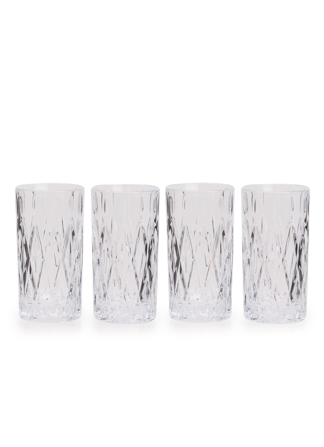 Schott Zwiesel Age longdrinkglas 41 cl set van 4 - voorkant transparant